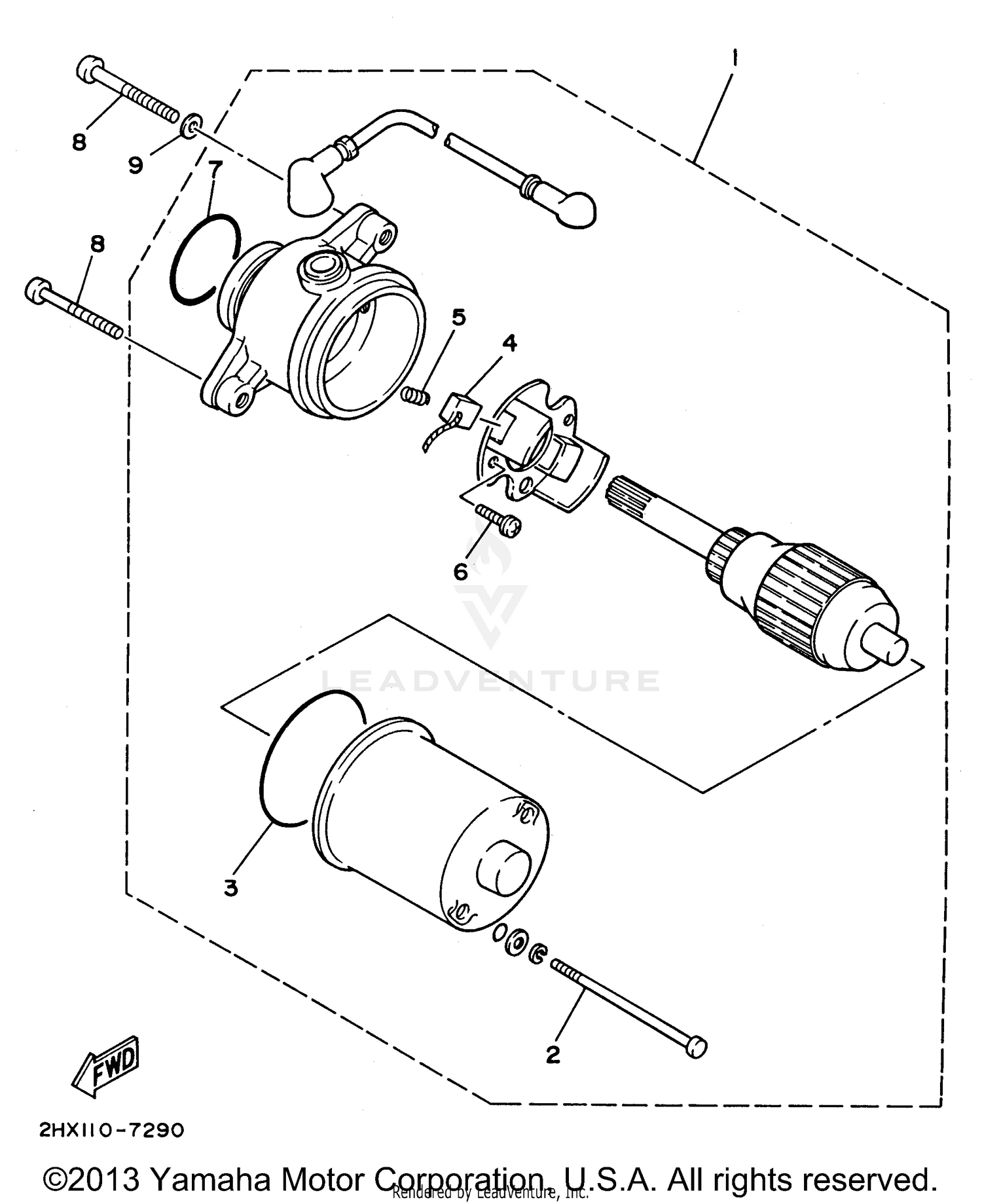 STARTING MOTOR