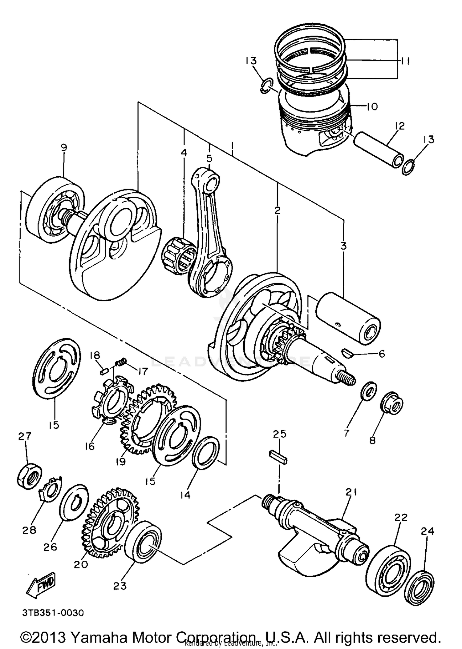 CRANKSHAFT PISTON