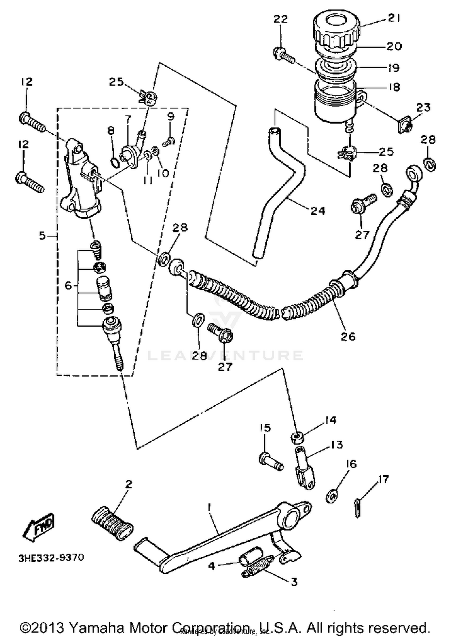REAR MASTER CYLINDER