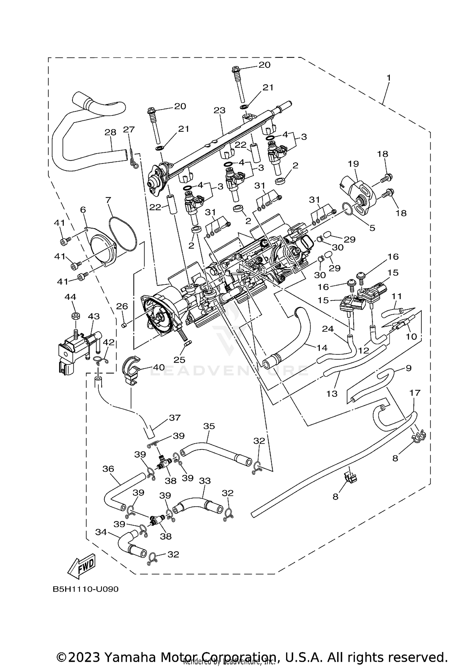 THROTTLE BODY ASSY 1