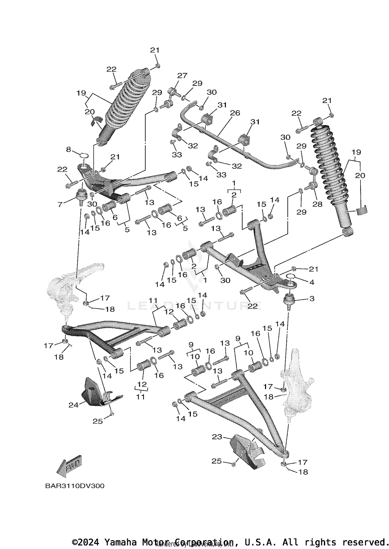 FRONT SUSPENSION WHEEL