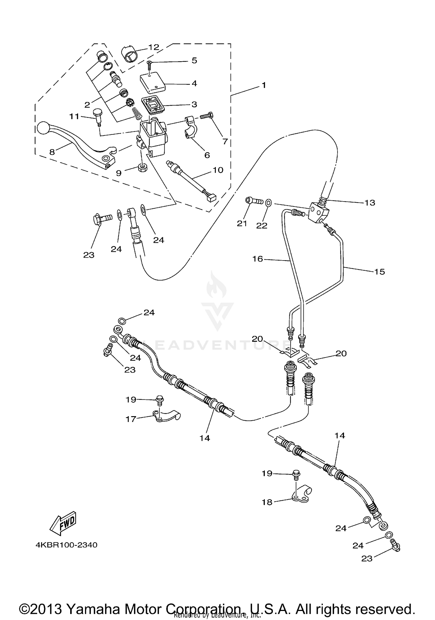 FRONT MASTER CYLINDER