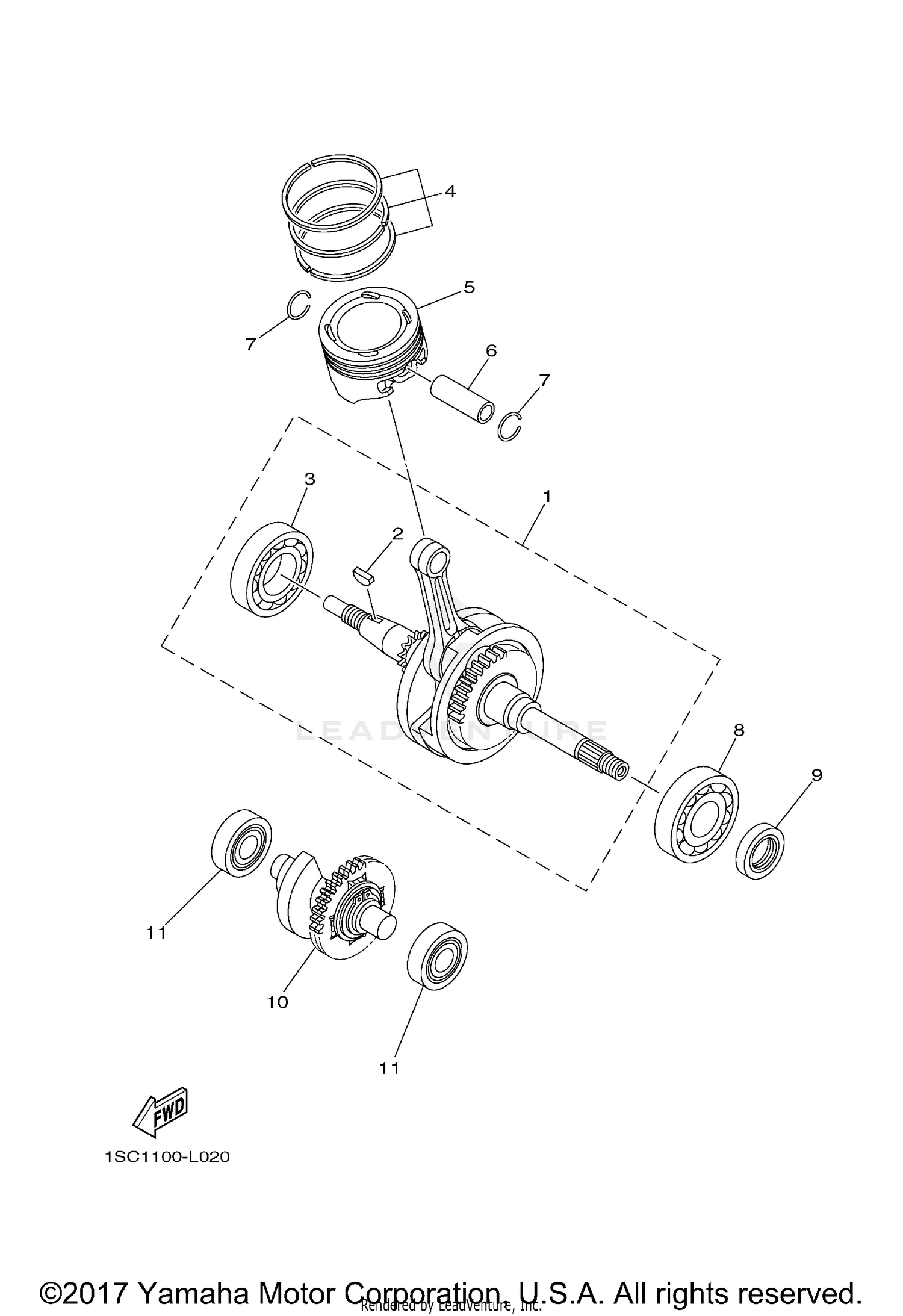 CRANKSHAFT PISTON