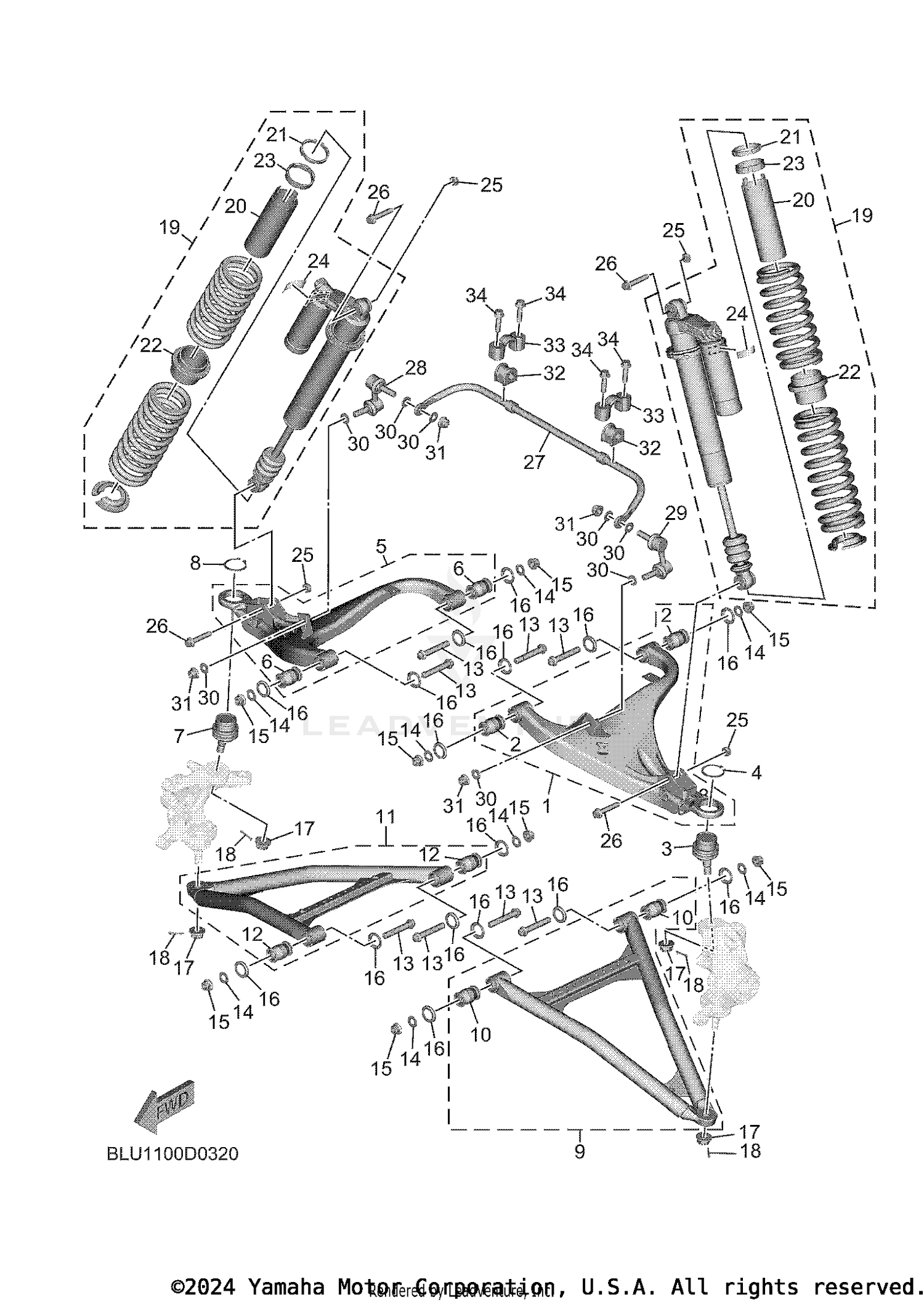FRONT SUSPENSION & WHEEL