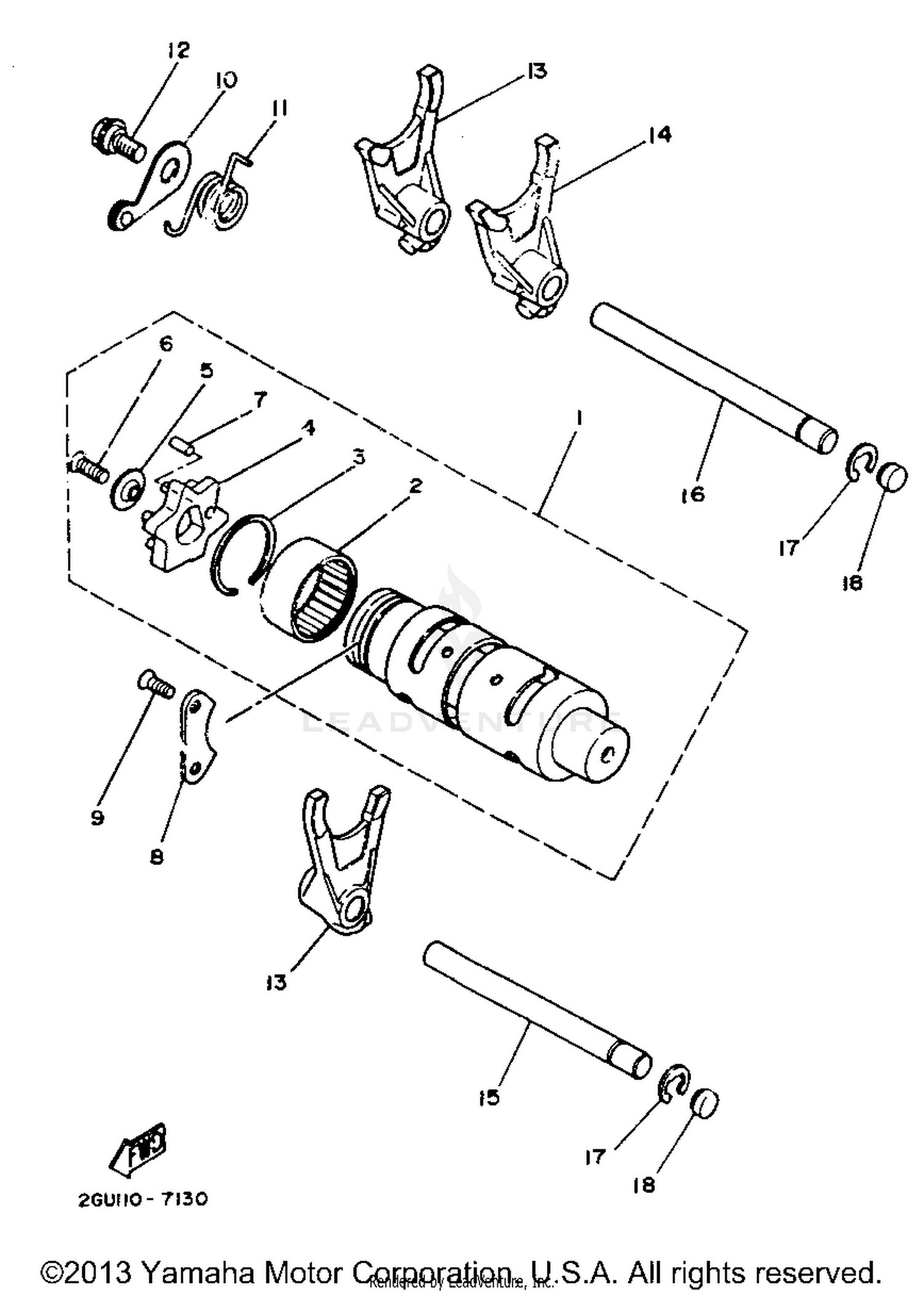 SHIFT CAM SHIFT FORK