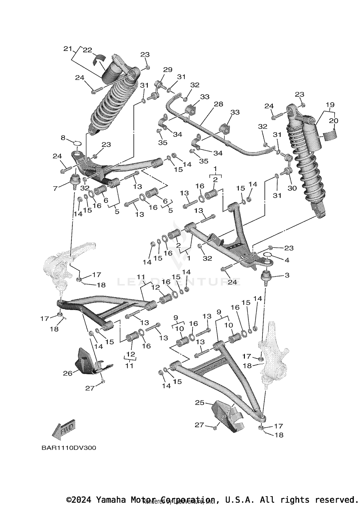 FRONT SUSPENSION WHEEL
