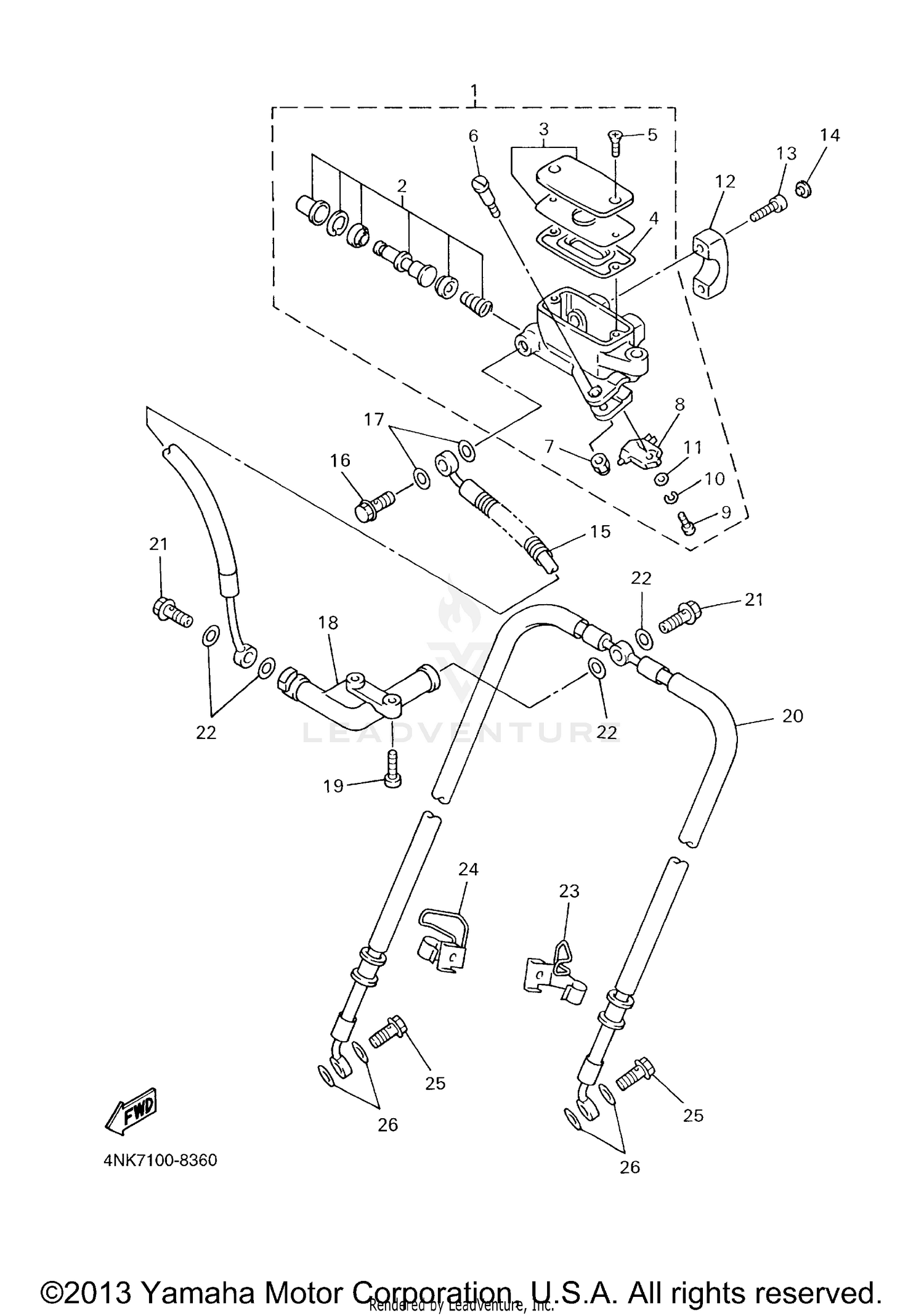 FRONT MASTER CYLINDER