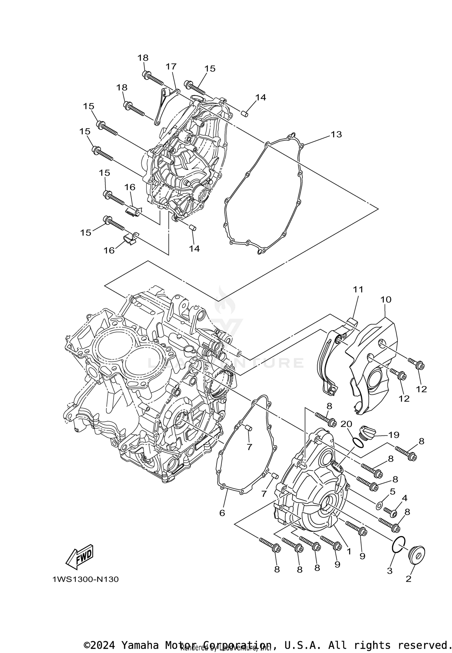 CRANKCASE COVER 1