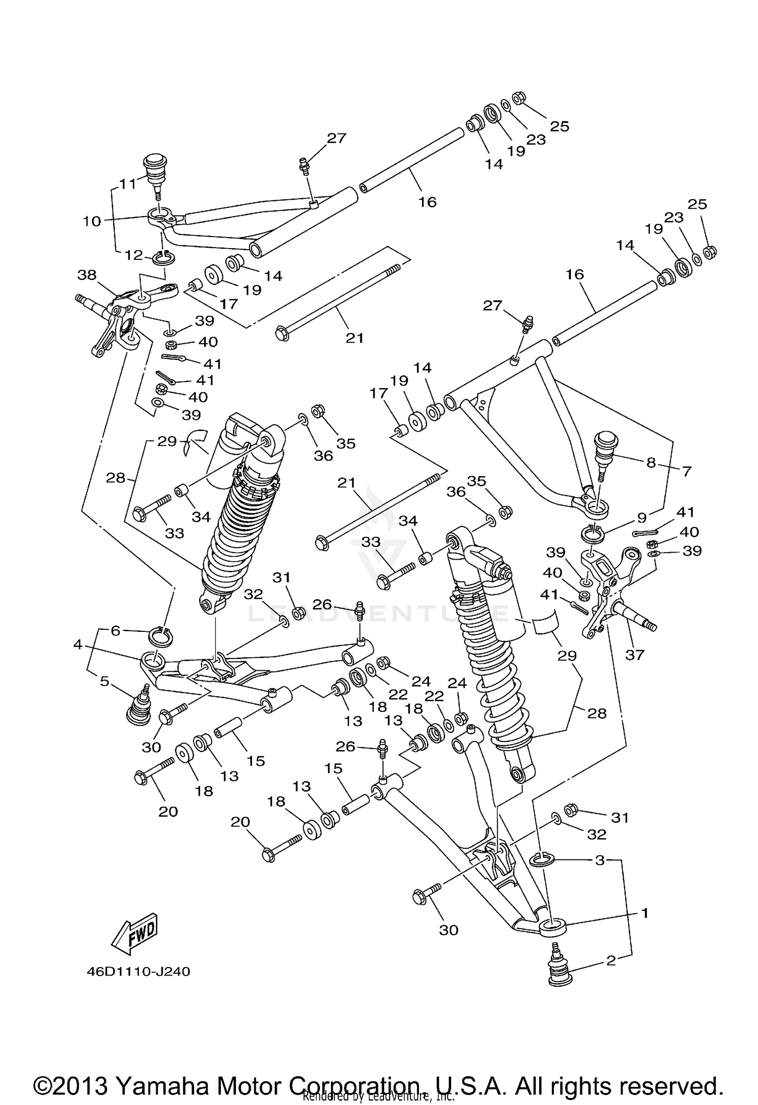 FRONT SUSPENSION WHEEL