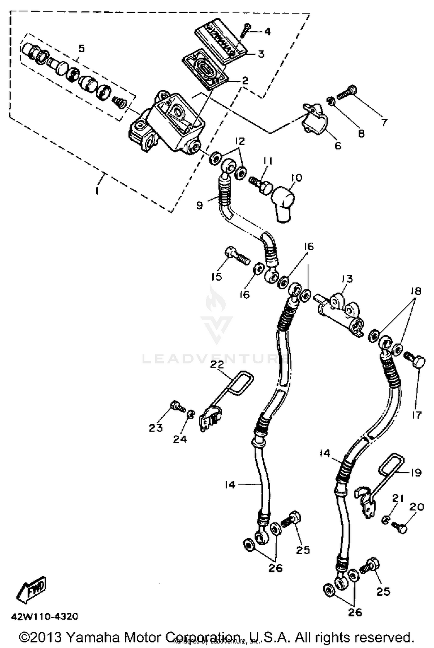 FRONT MASTER CYLINDER