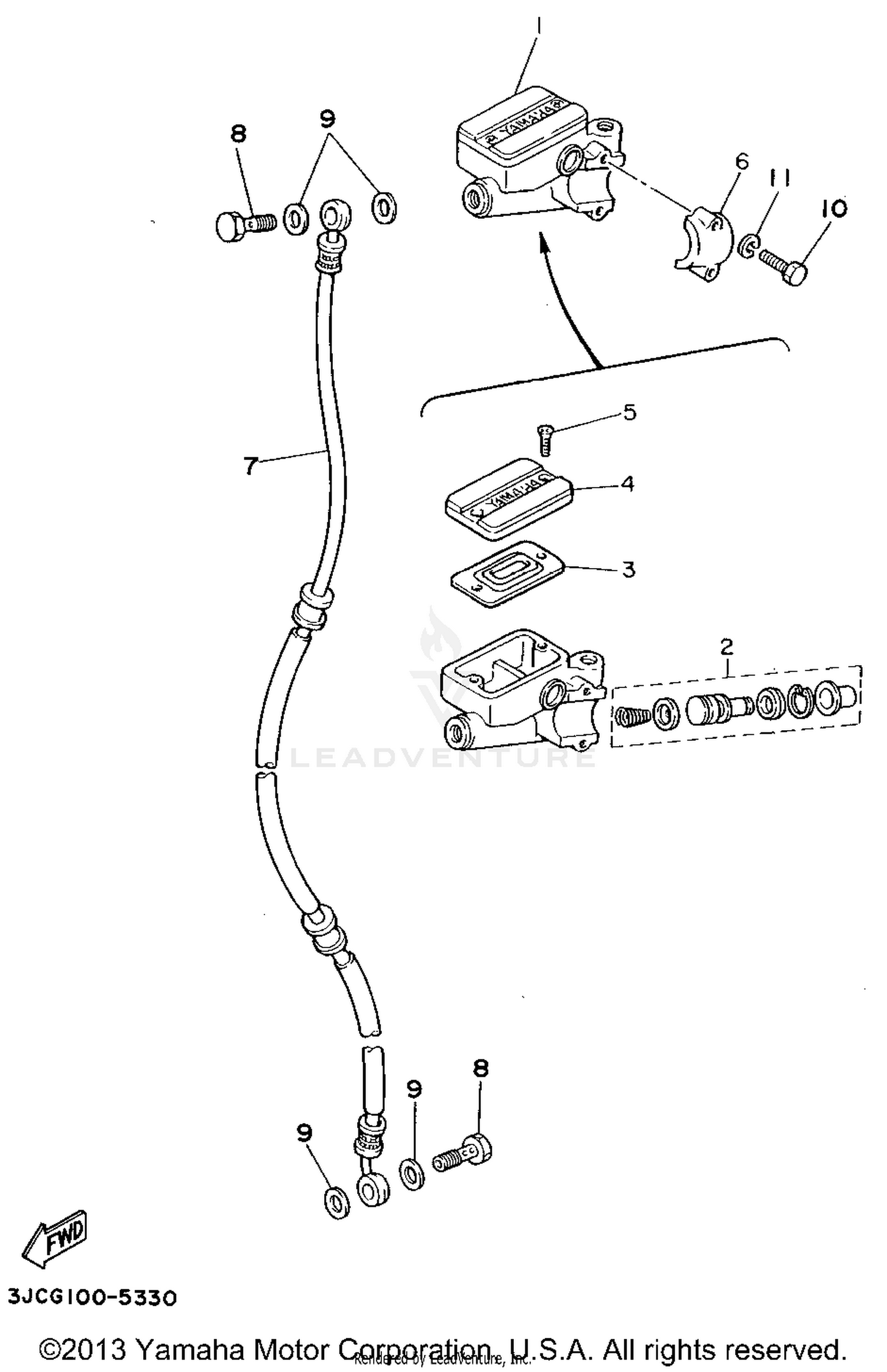 FRONT MASTER CYLINDER
