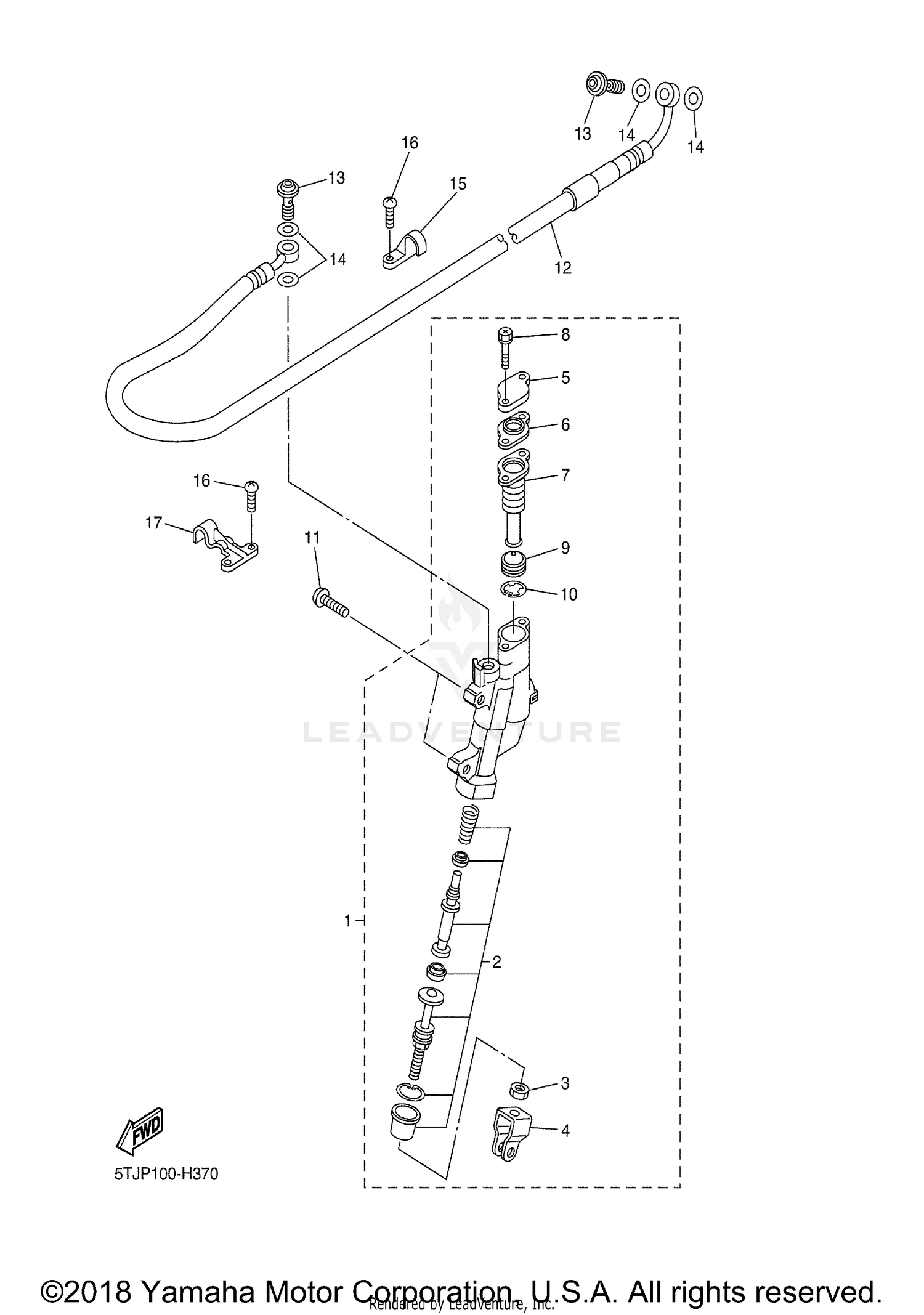 REAR MASTER CYLINDER
