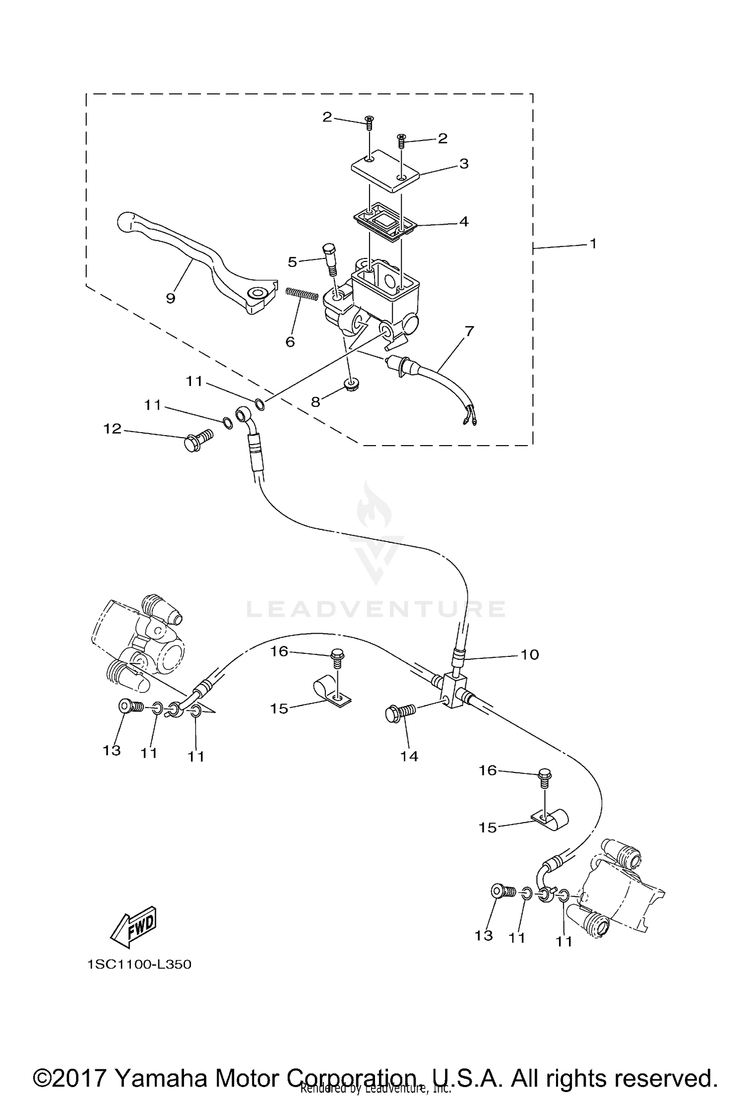 FRONT MASTER CYLINDER
