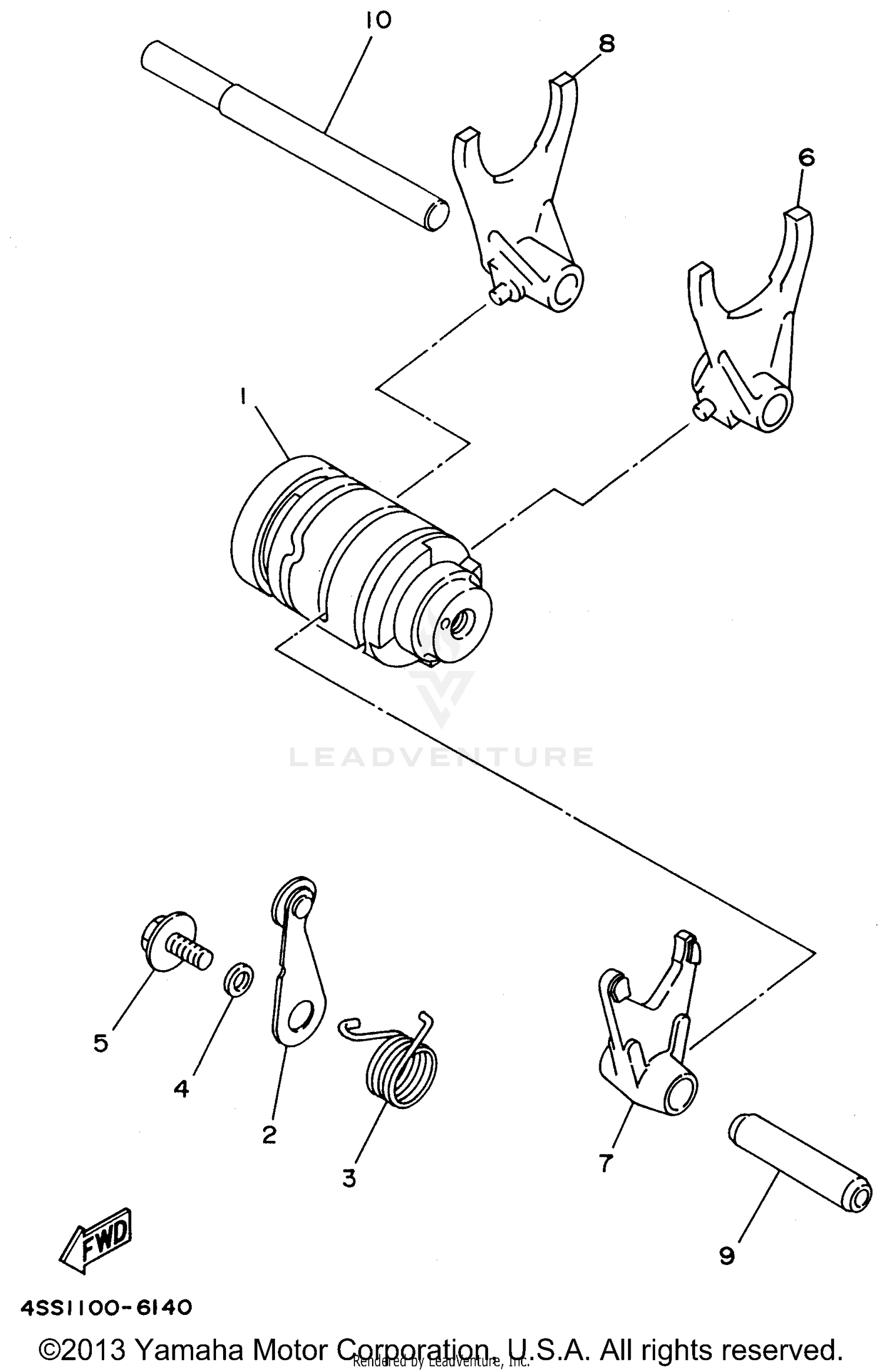 SHIFT CAM SHIFT FORK