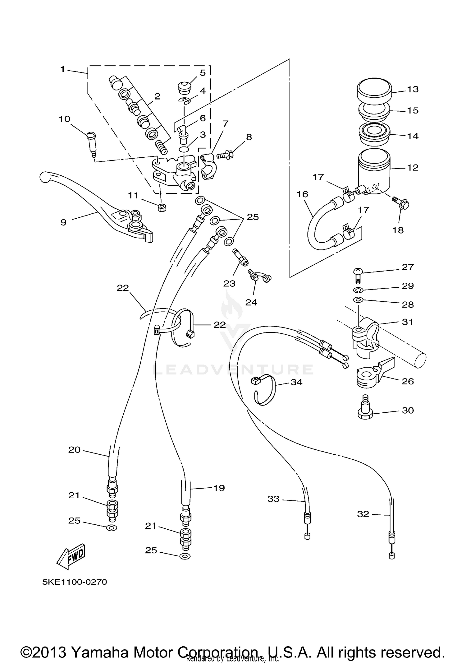 FRONT MASTER CYLINDER
