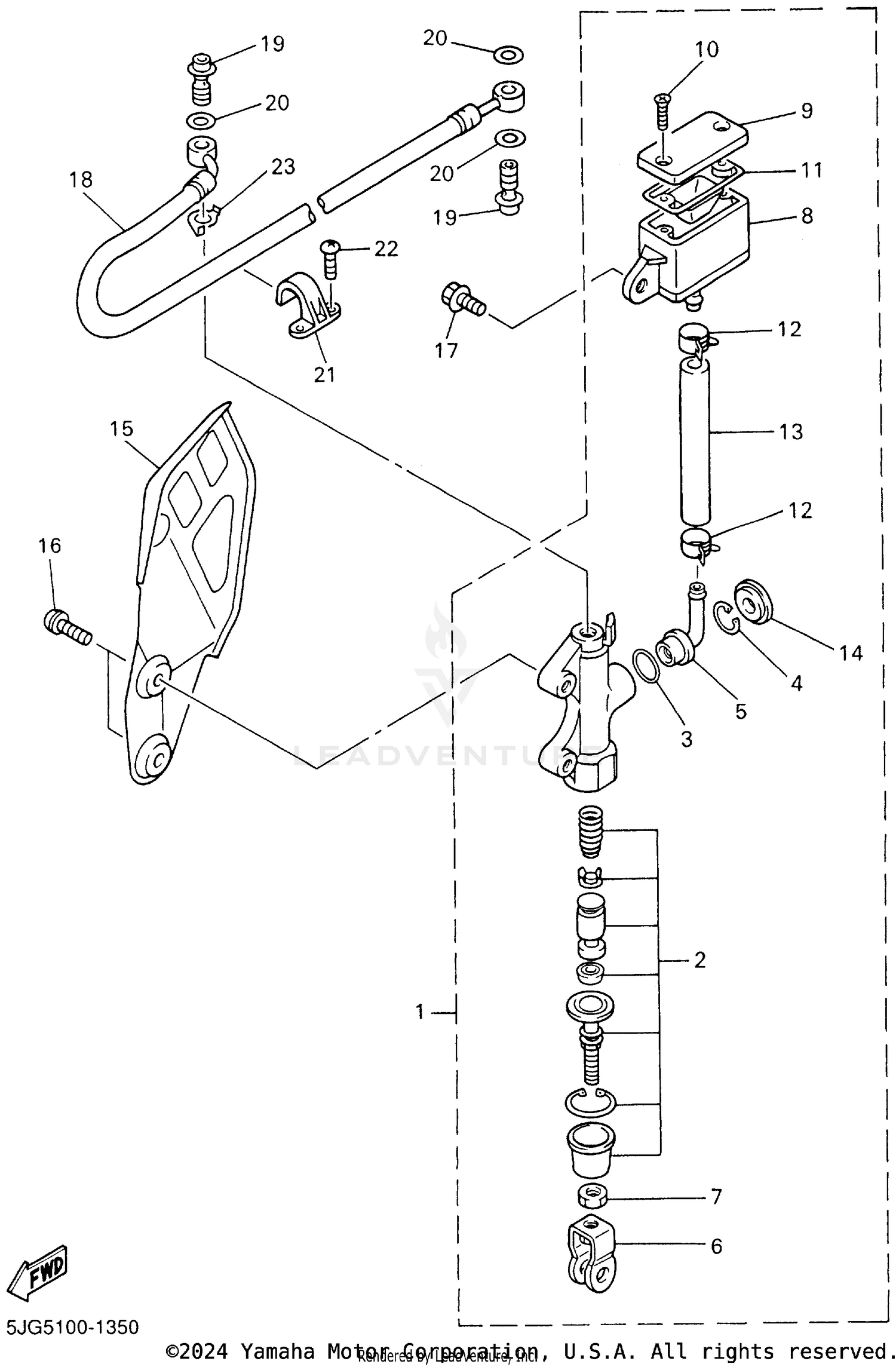 REAR MASTER CYLINDER