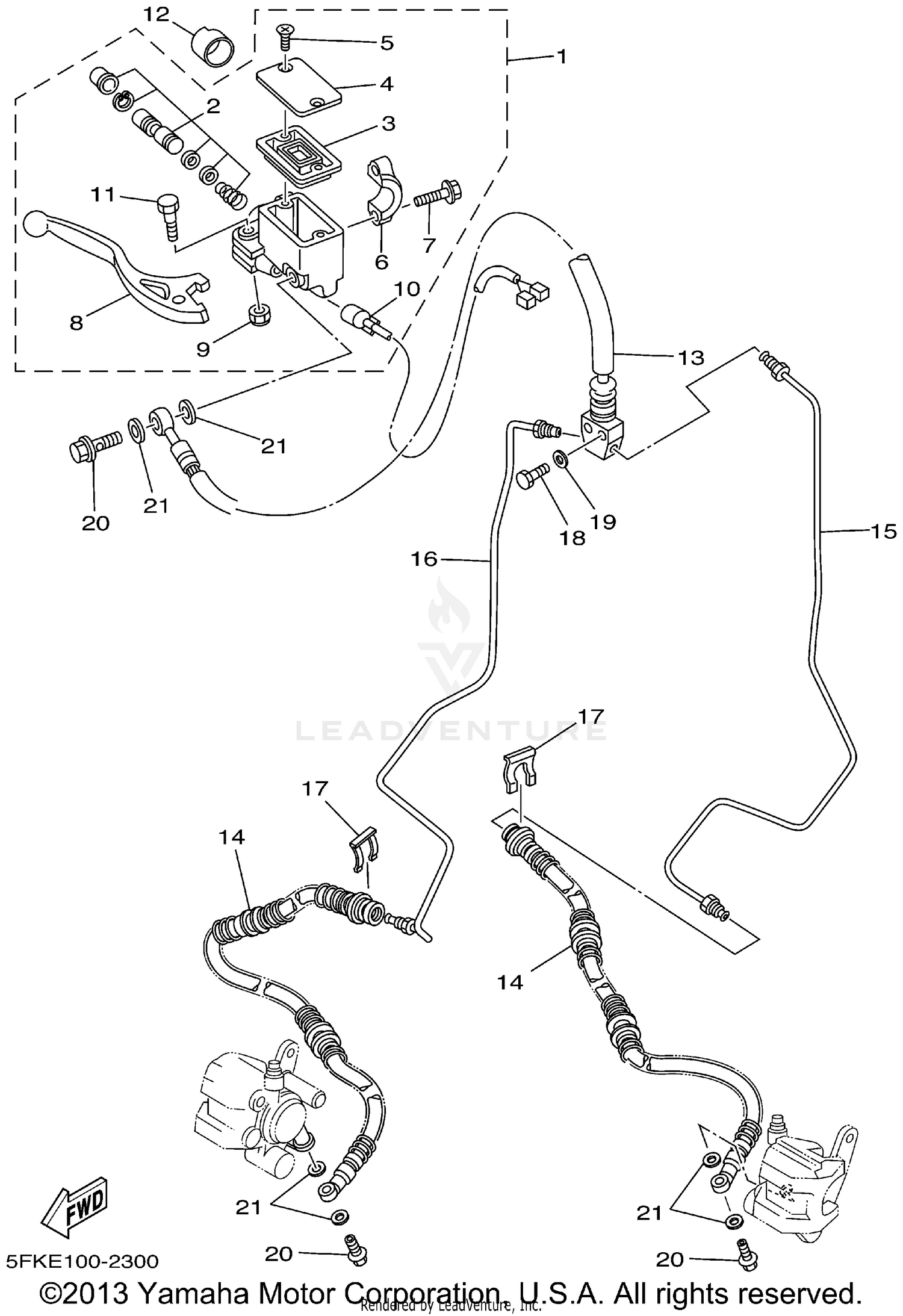 FRONT MASTER CYLINDER