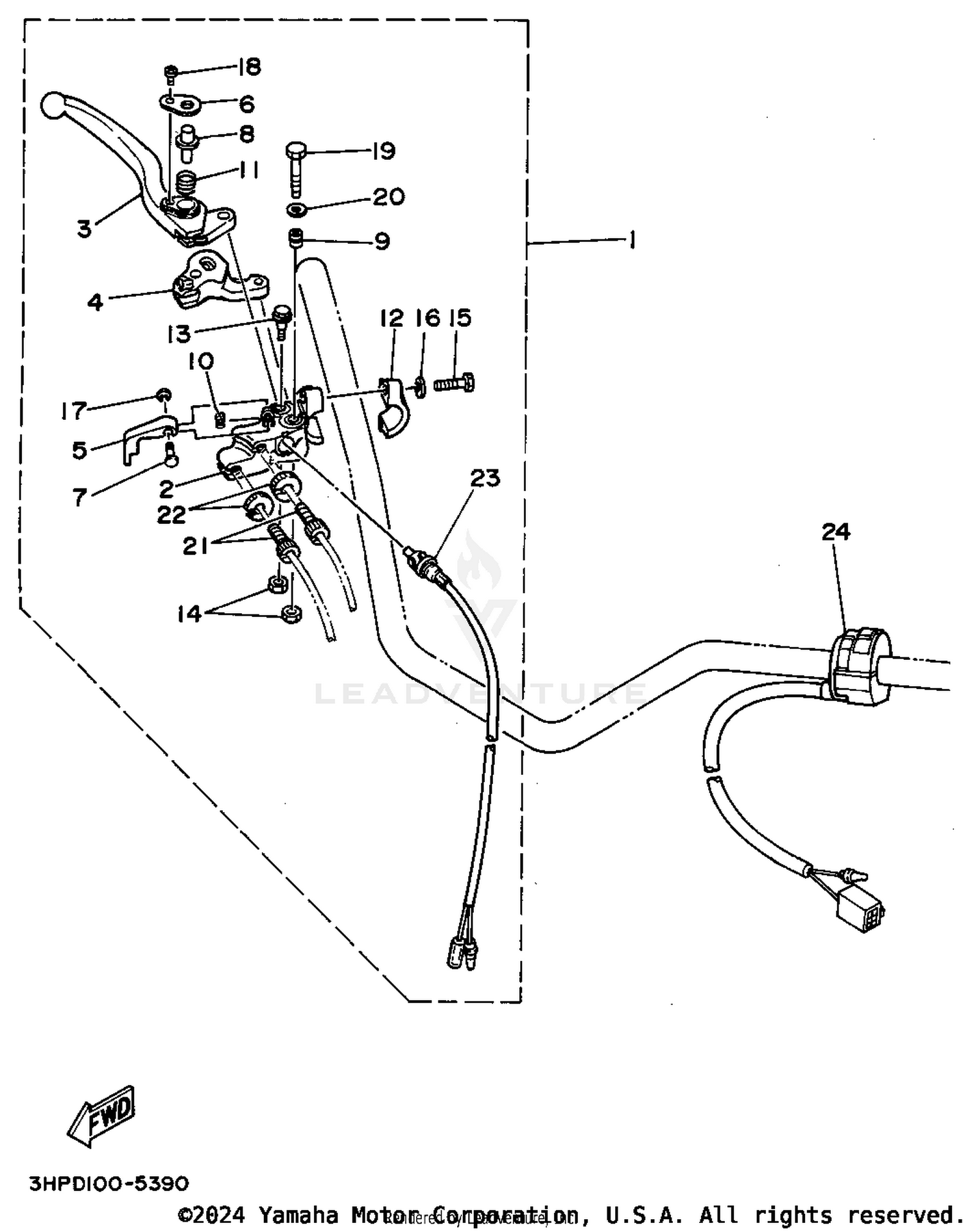 HANDLE SWITCH - LEVER