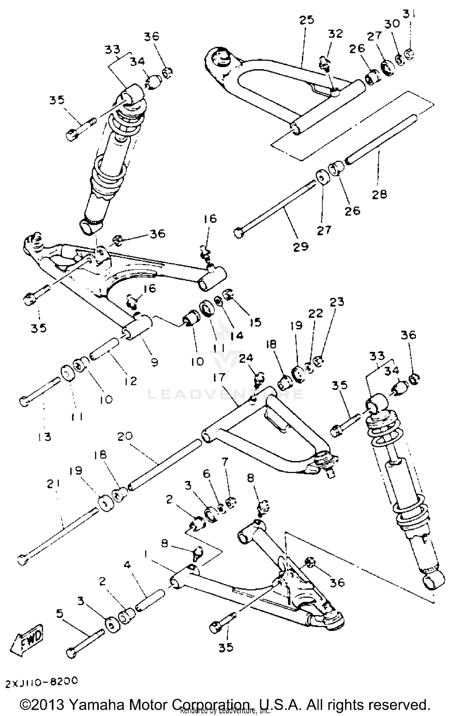 FRONT SUSPENSION WHEEL