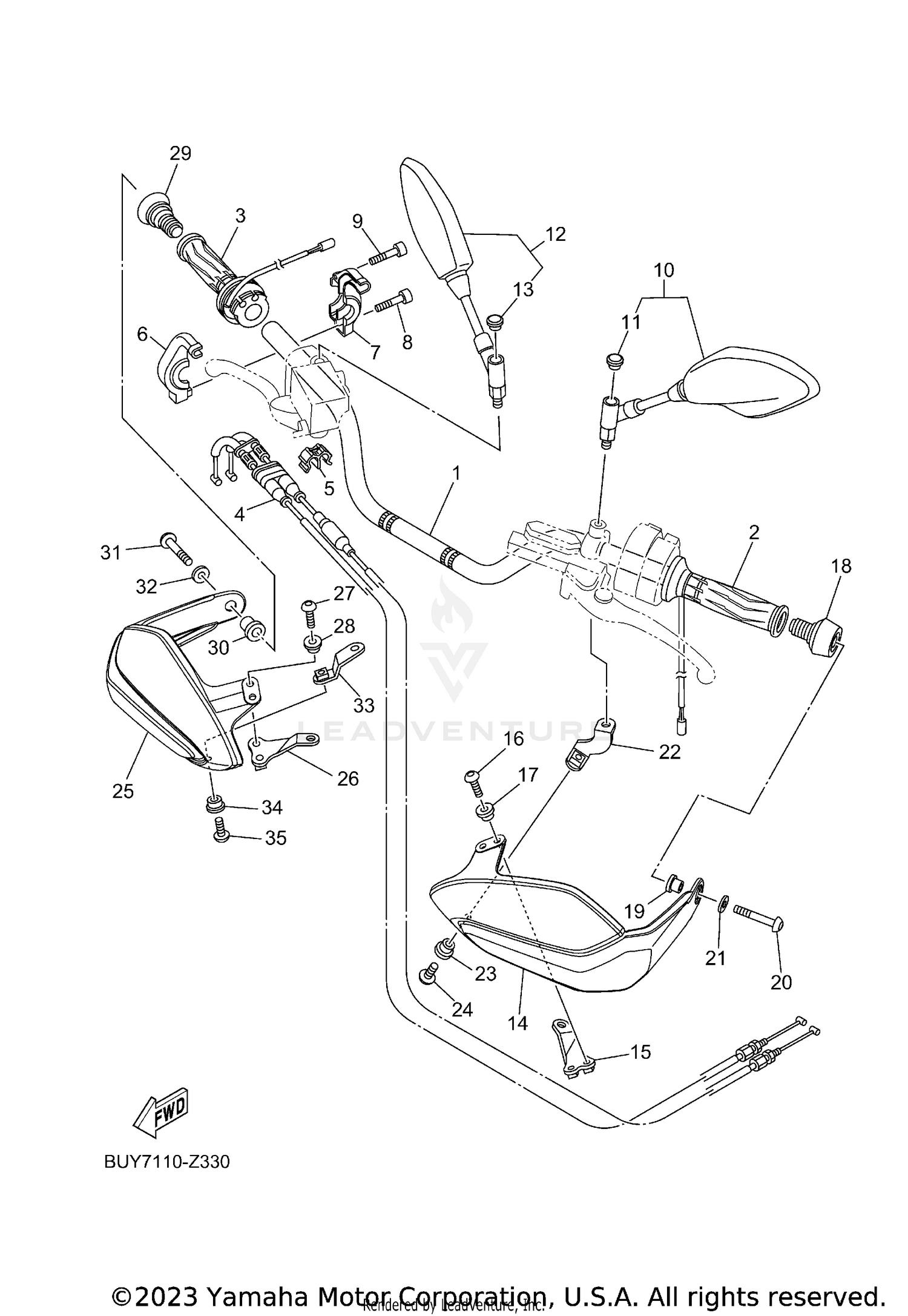 STEERING HANDLE & CABLE