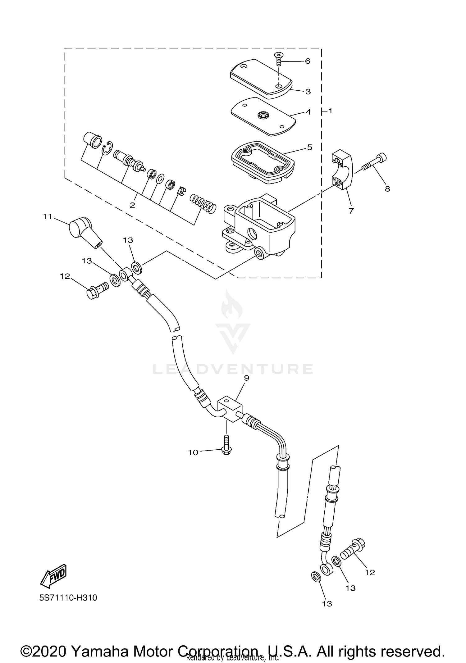 FRONT MASTER CYLINDER