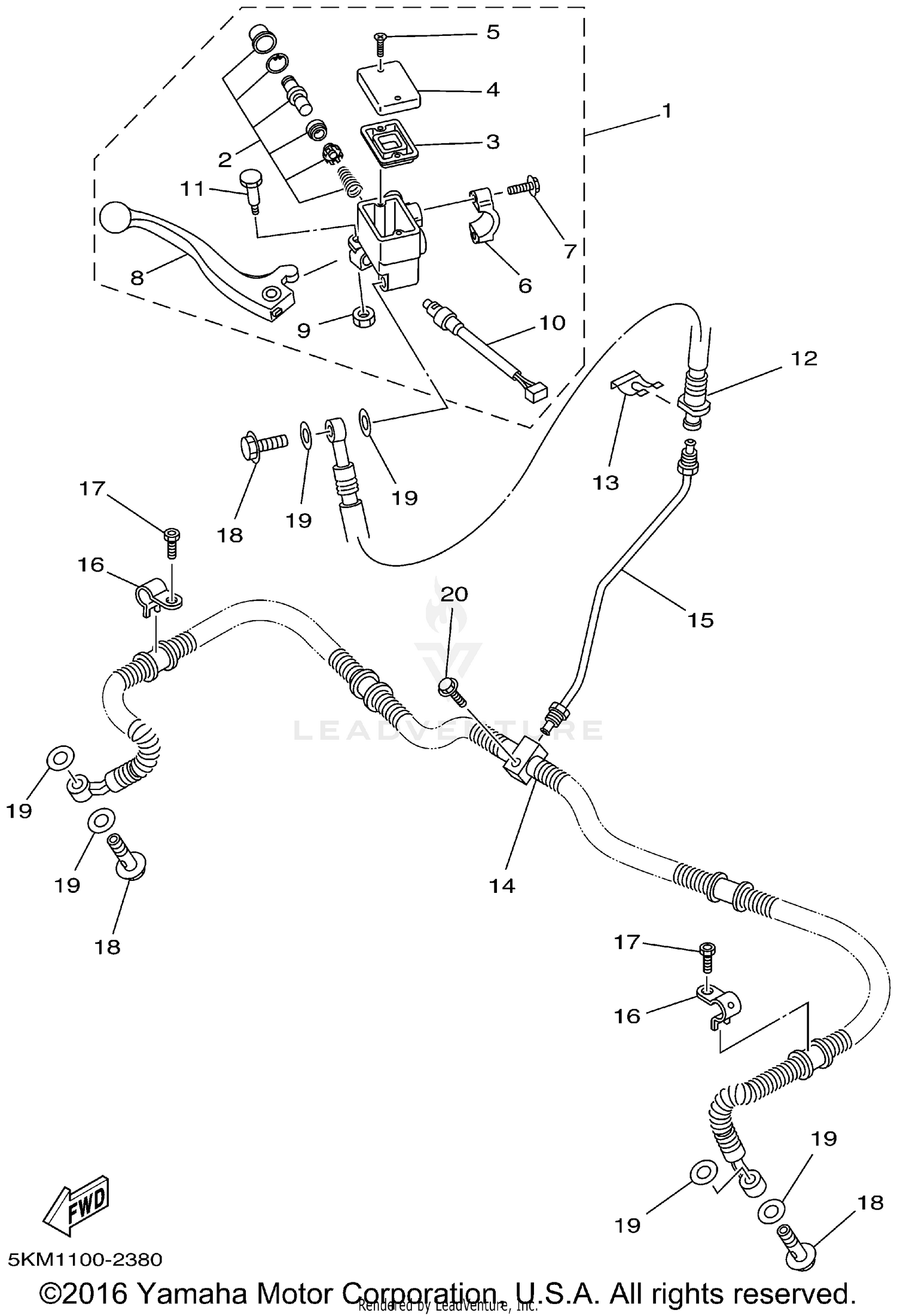 FRONT MASTER CYLINDER