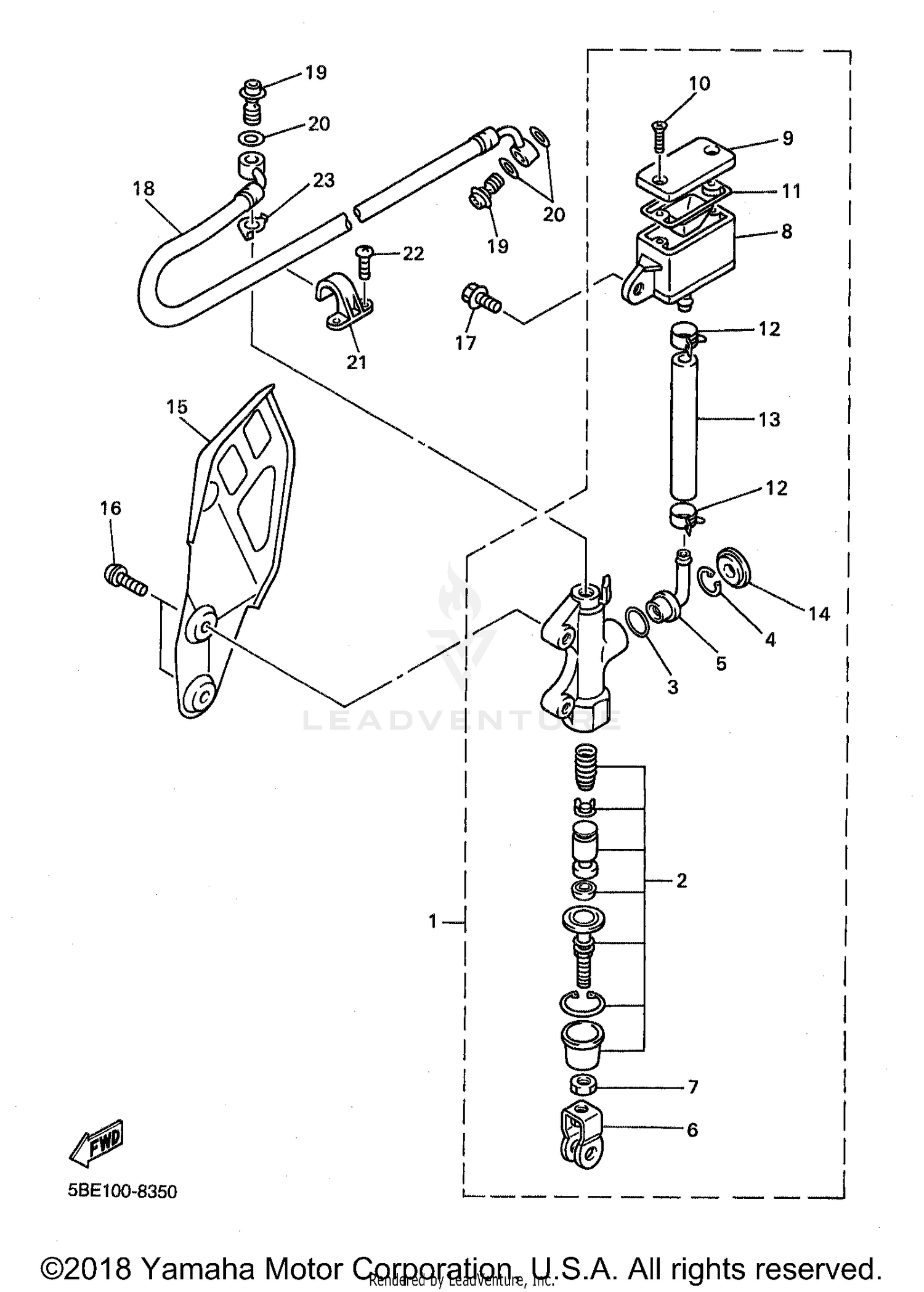 REAR MASTER CYLINDER