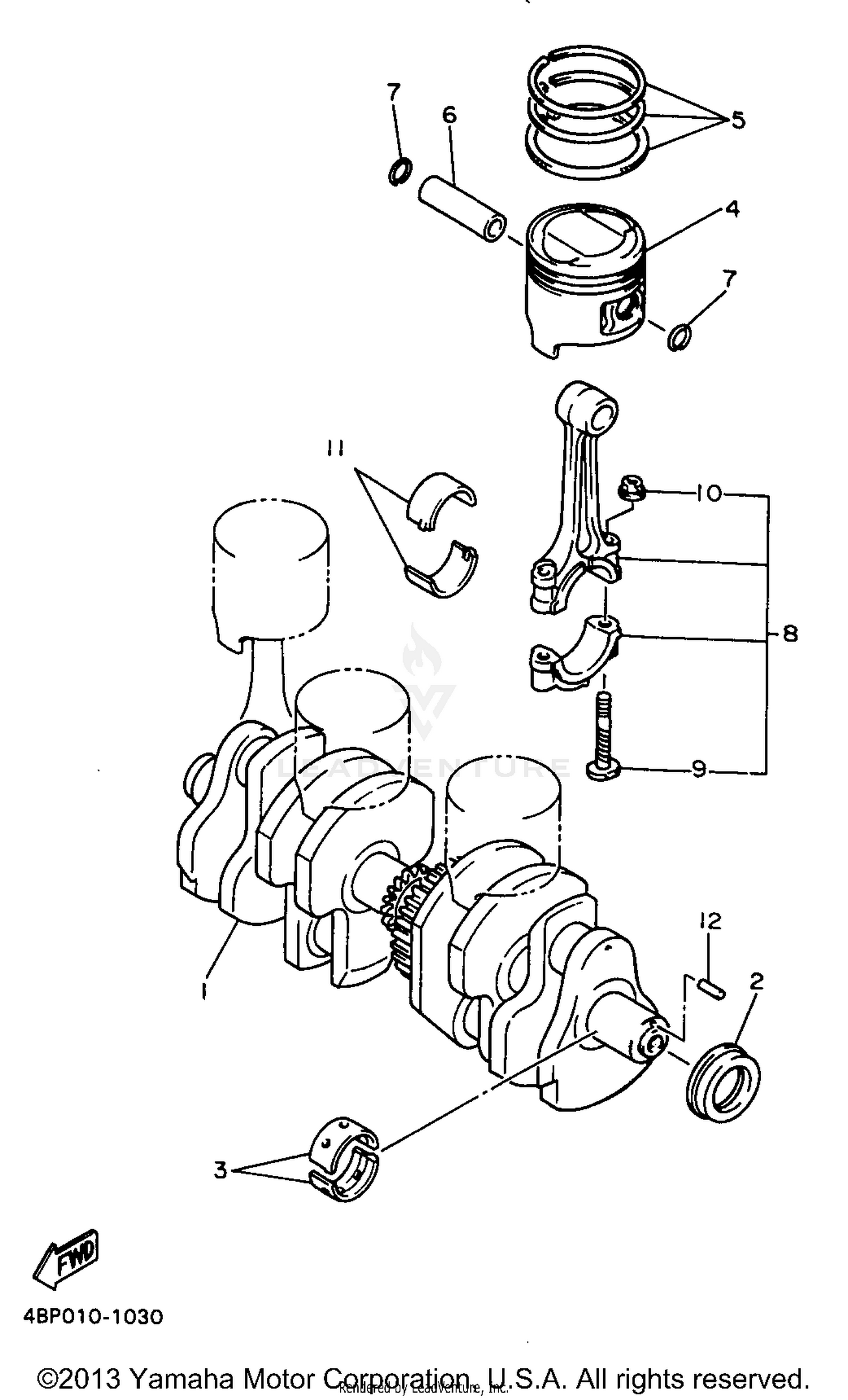 CRANKSHAFT PISTON