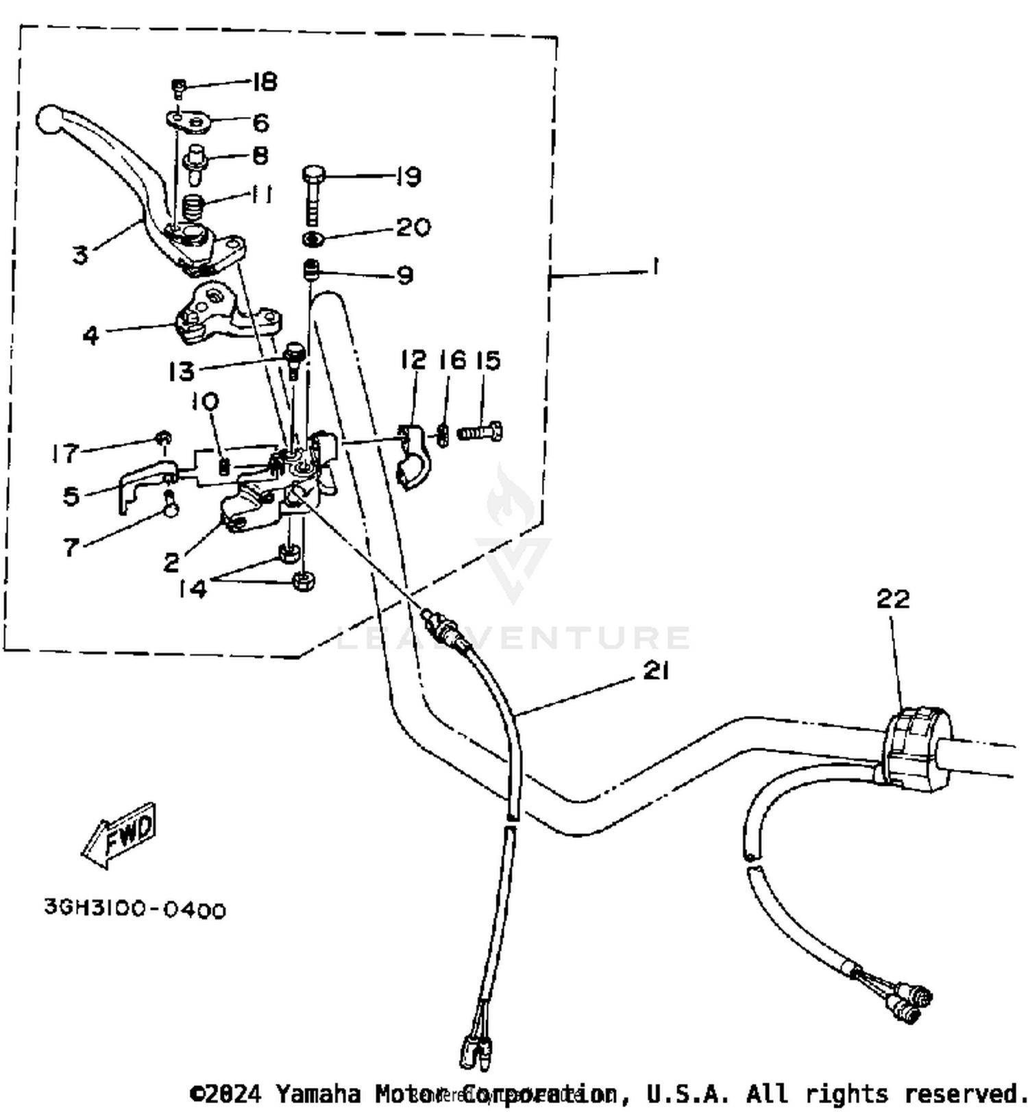 HANDLE SWITCH-LEVER