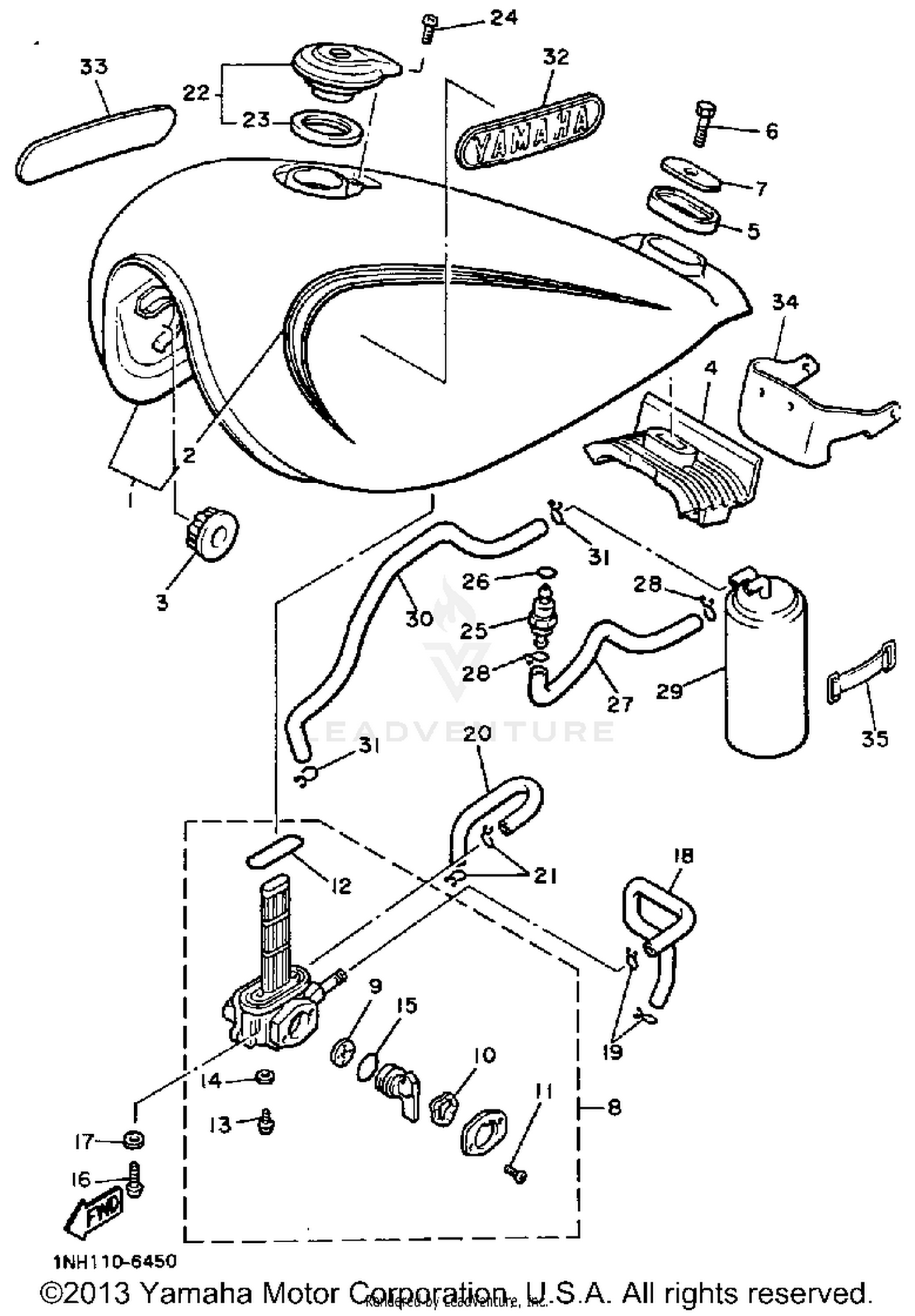 FUEL TANK XJ700XSC