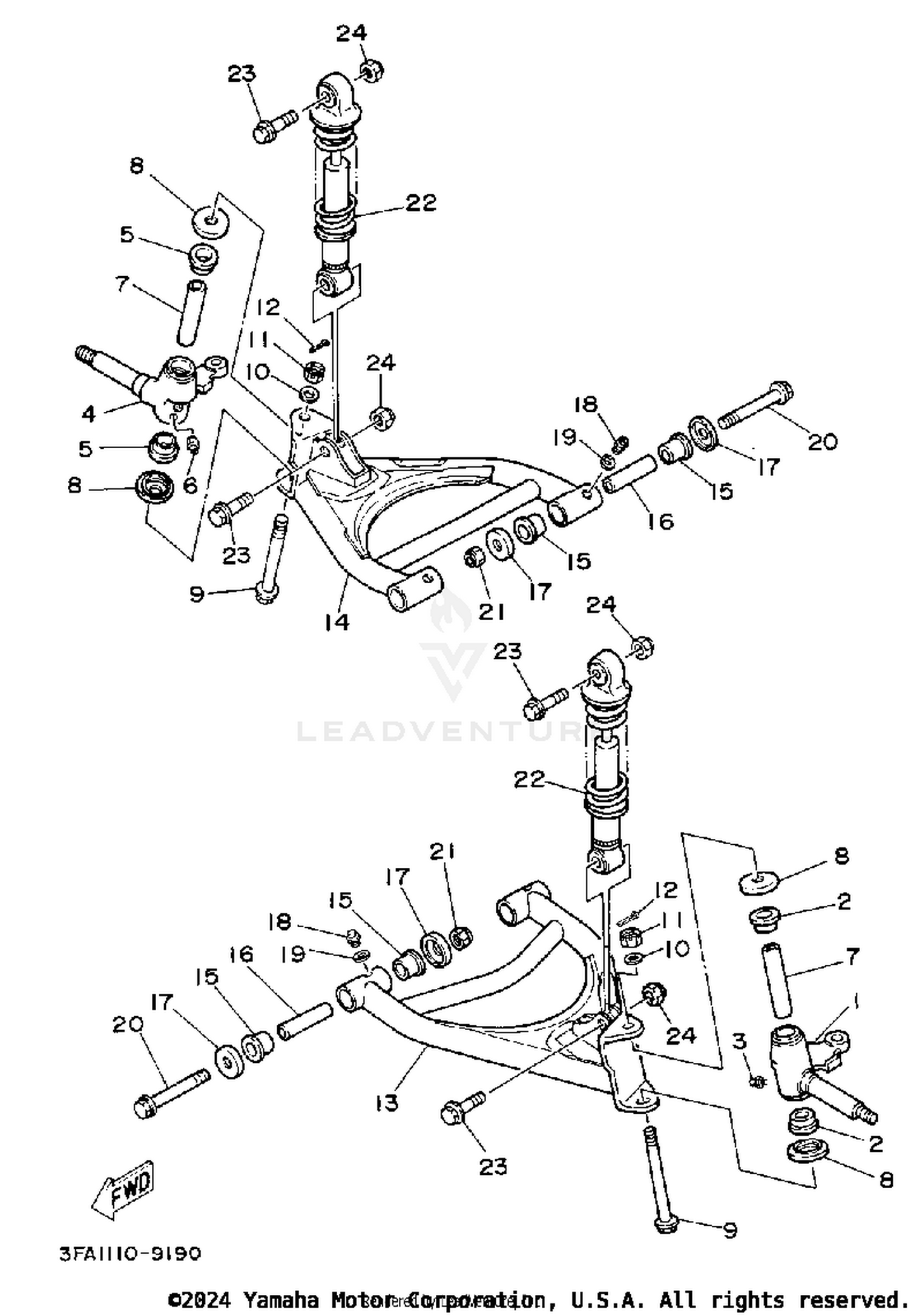 FRONT SUSPENSION-WHEEL