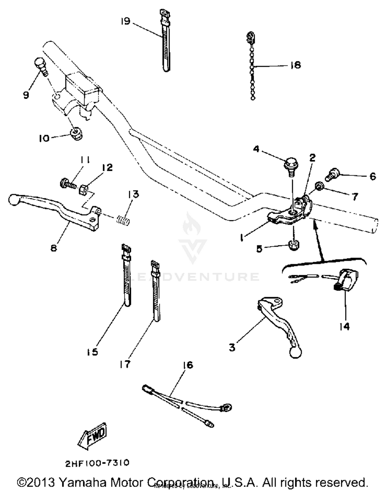 HANDLE SWITCH - LEVER
