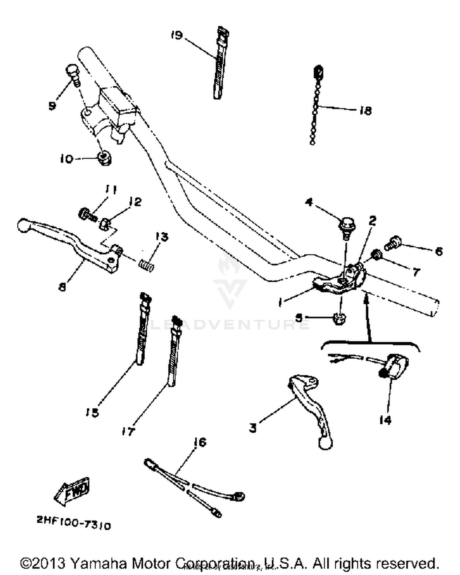 HANDLE SWITCH - LEVER