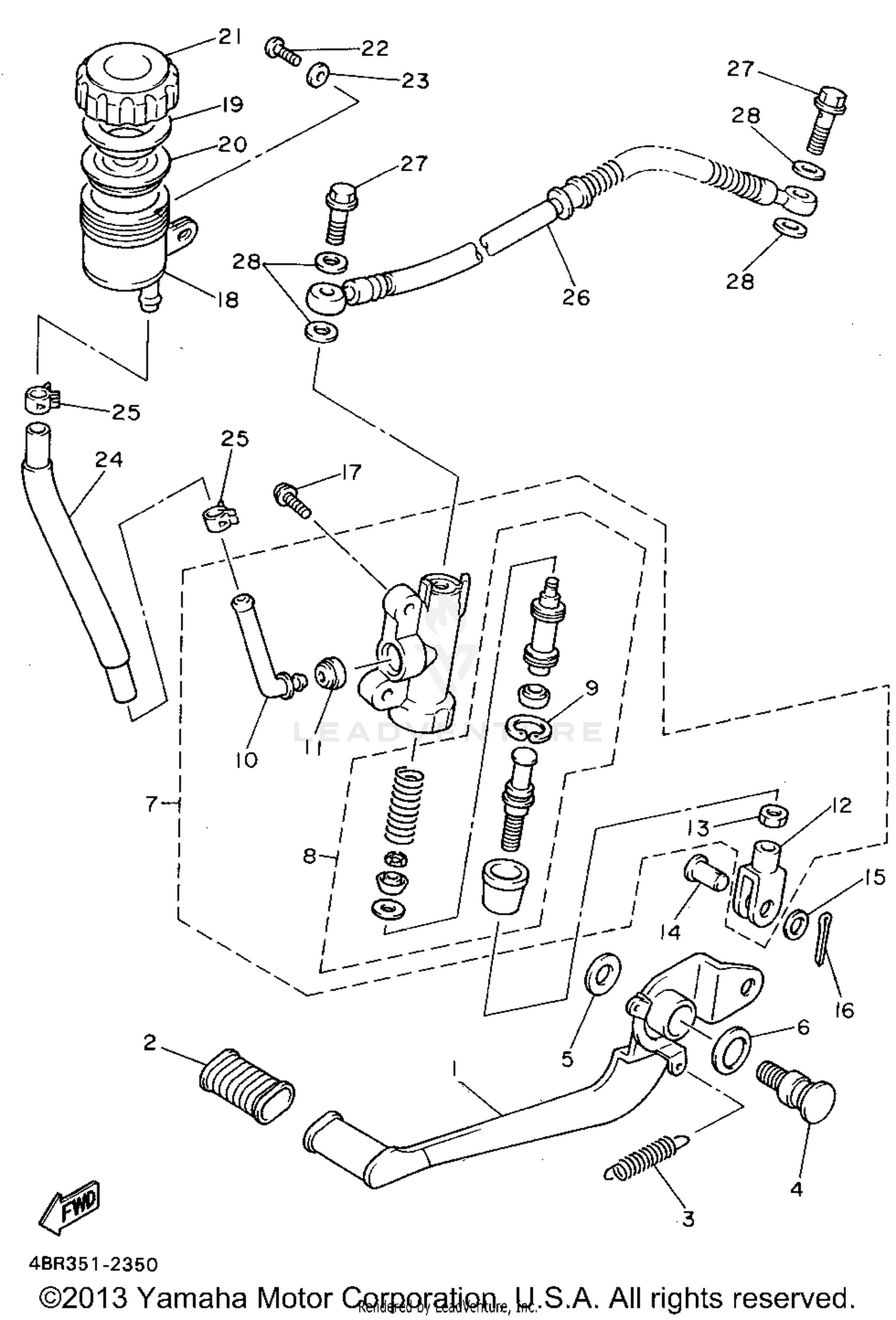 REAR MASTER CYLINDER