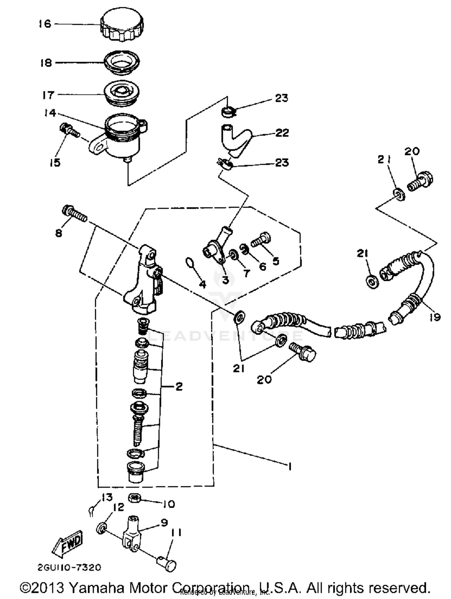 REAR MASTER CYLINDER