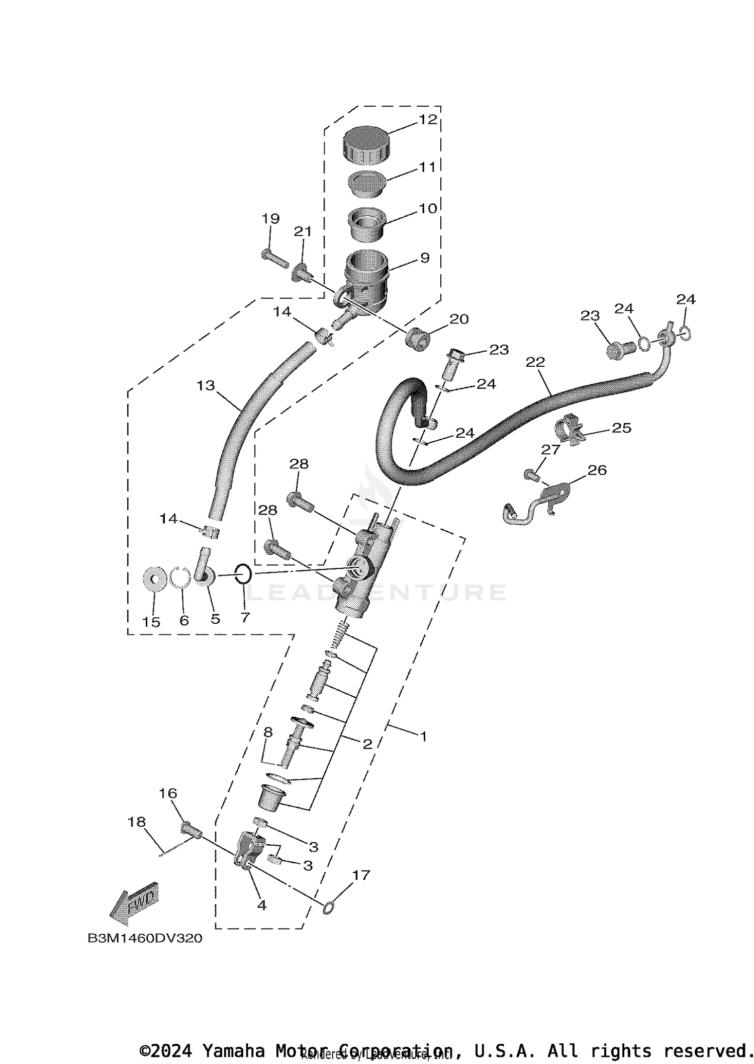 REAR MASTER CYLINDER