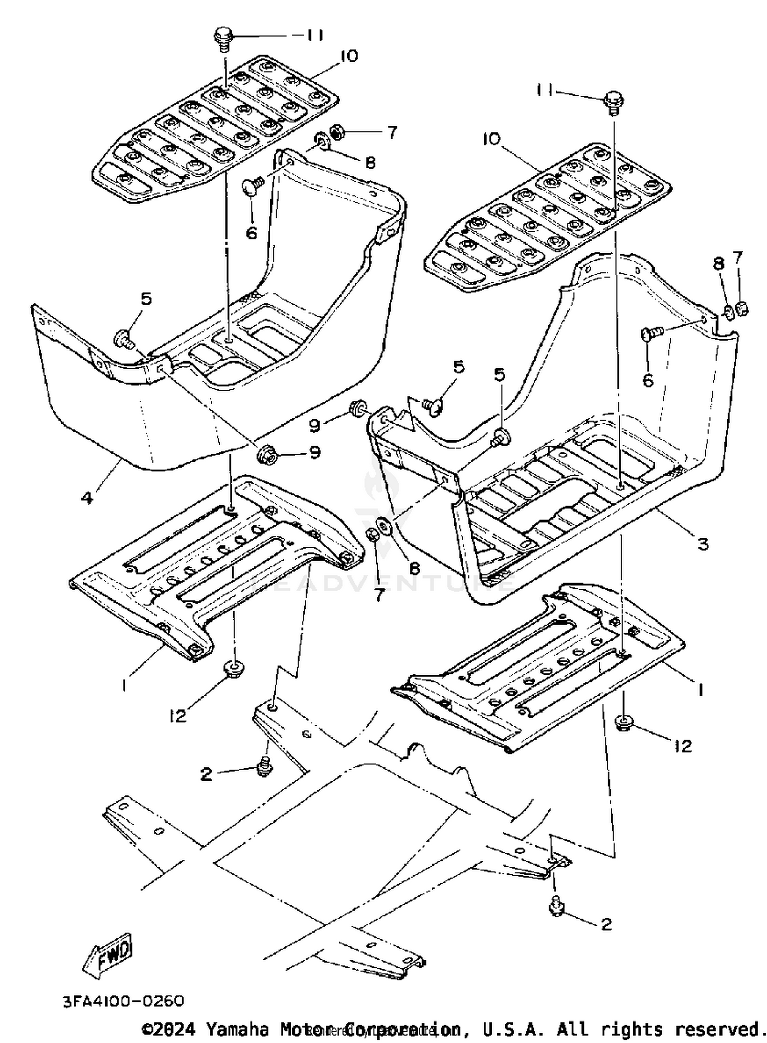 STAND-FOOTREST