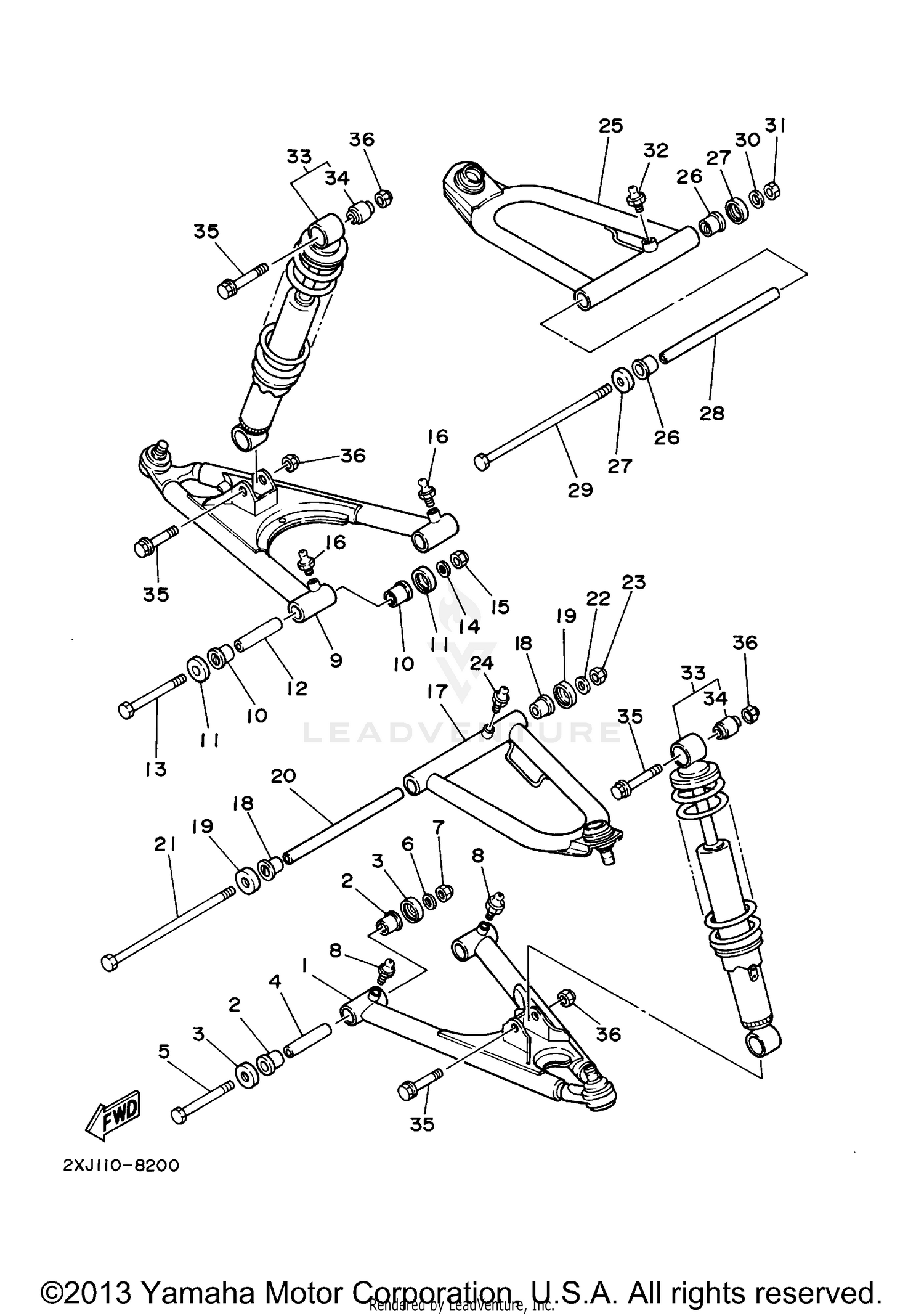 FRONT SUSPENSION WHEEL