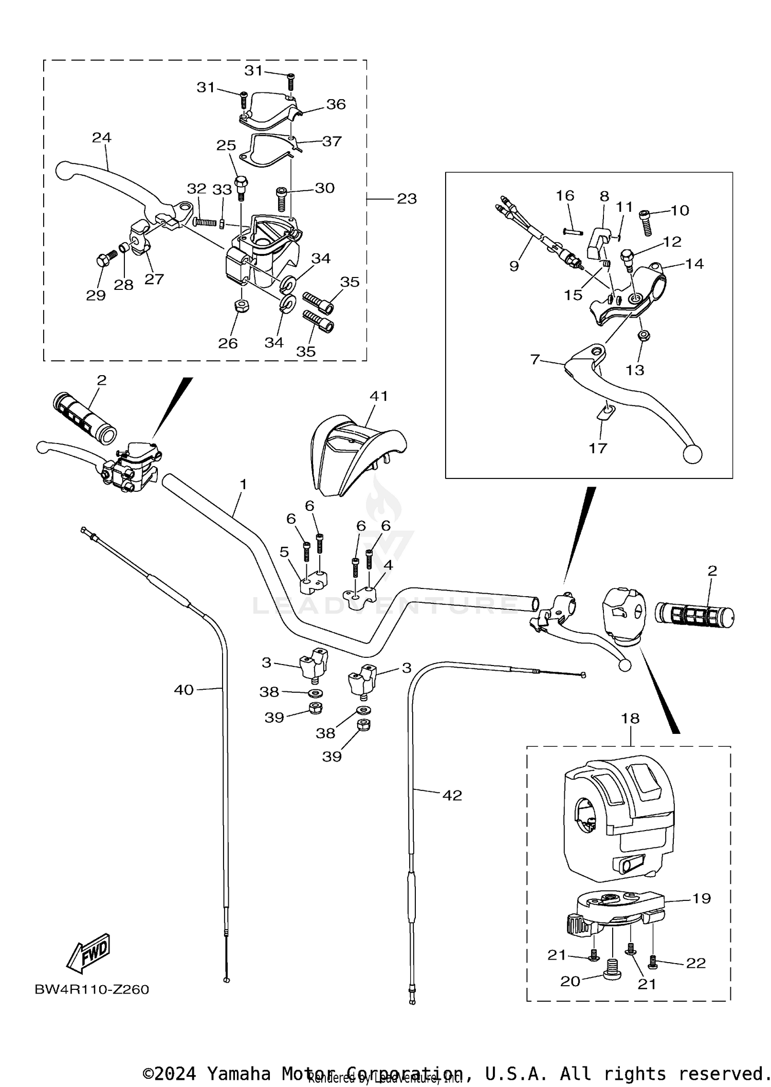 STEERING HANDLE & CABLE