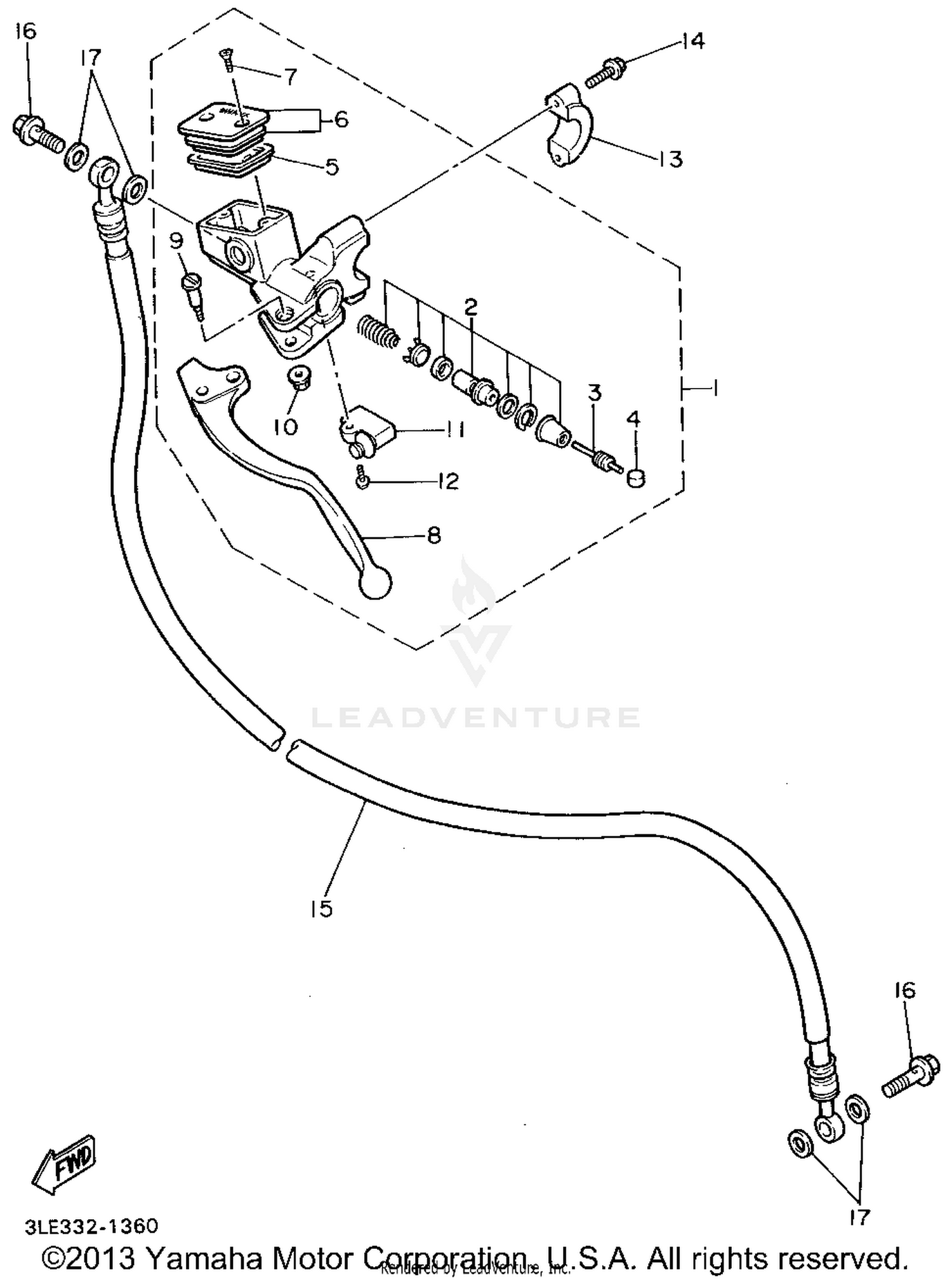 FRONT MASTER CYLINDER 2