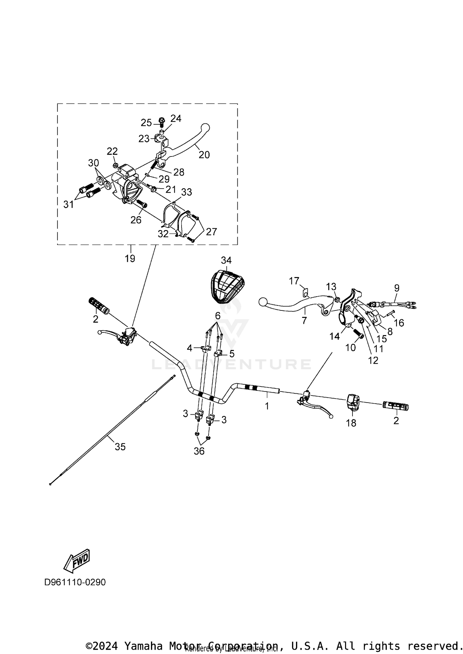 STEERING HANDLE & CABLE