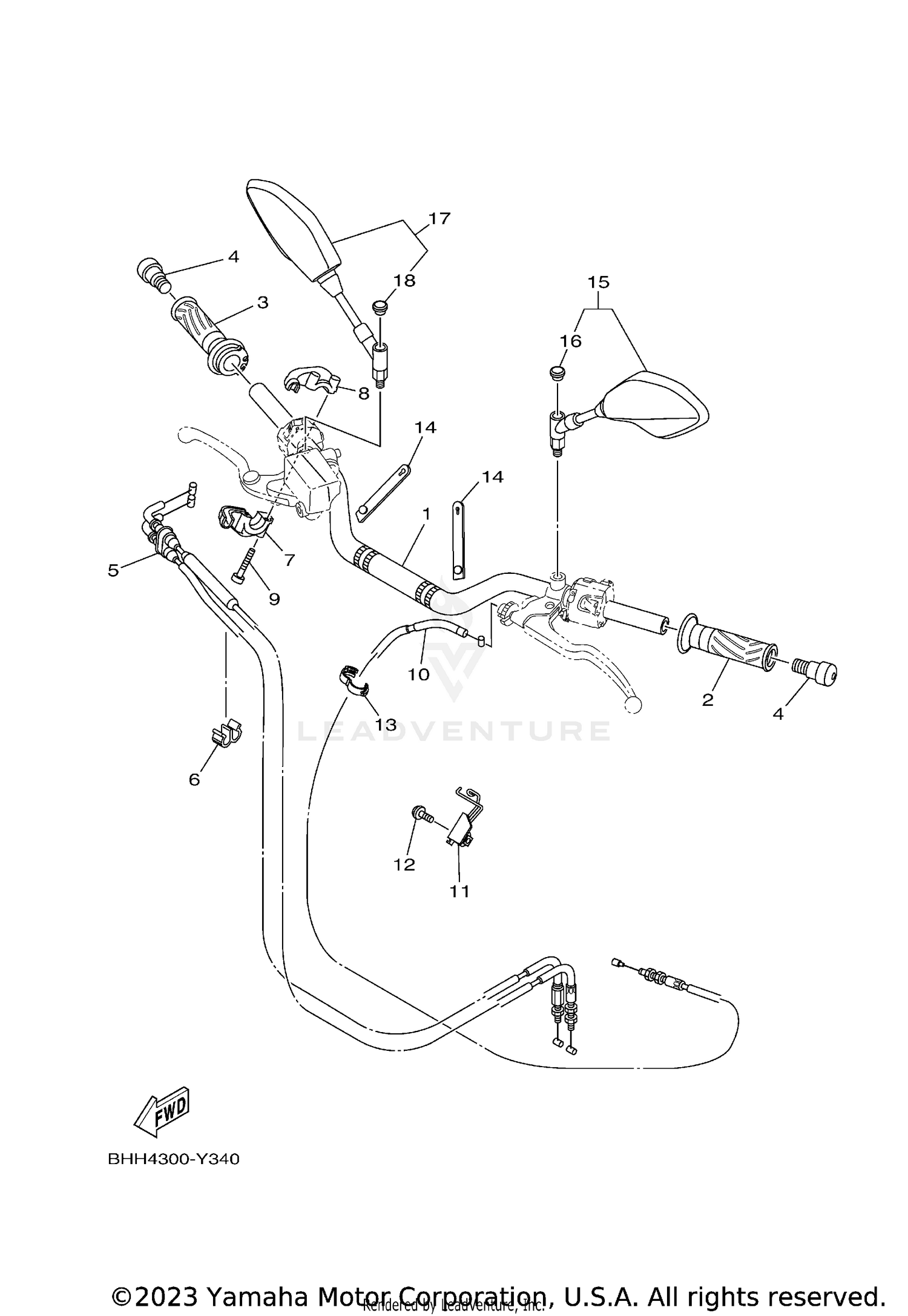 STEERING HANDLE & CABLE