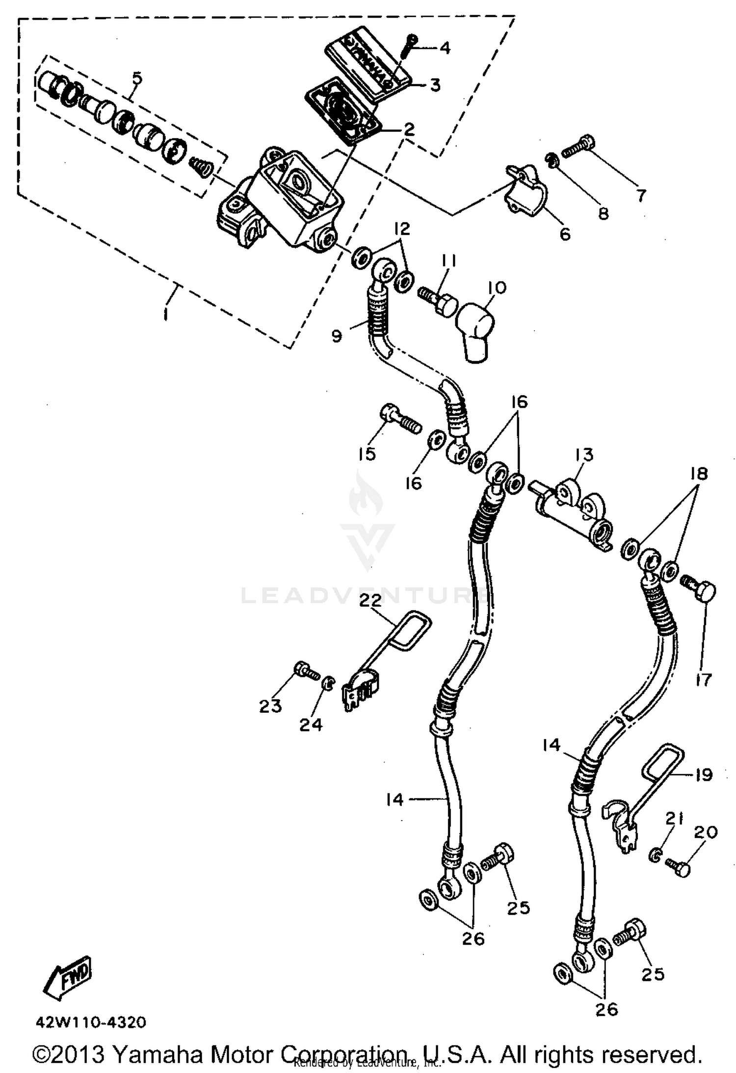 FRONT MASTER CYLINDER