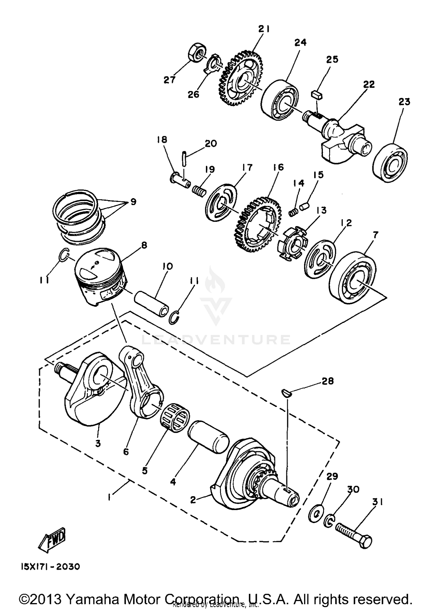 CRANKSHAFT PISTON