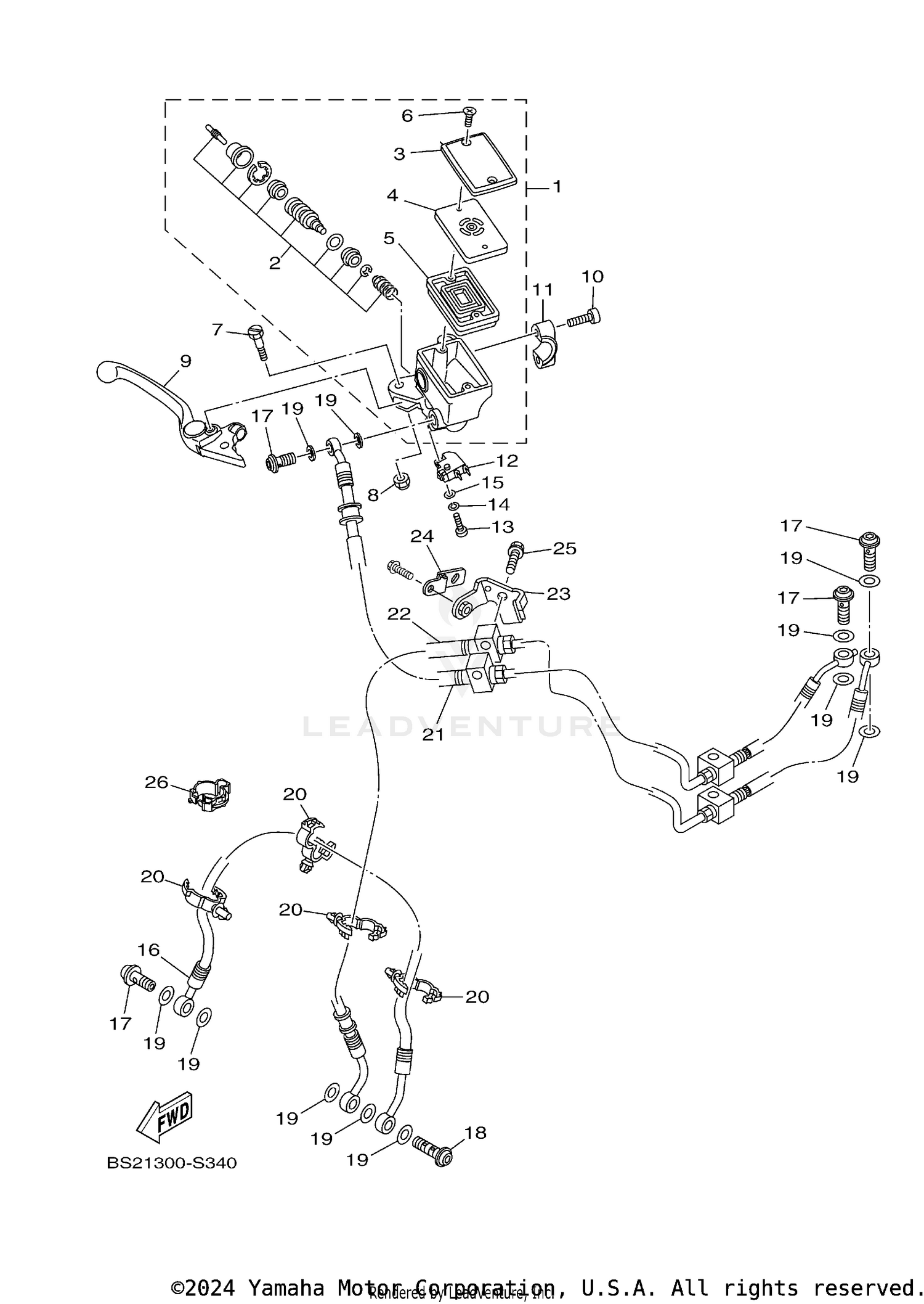FRONT MASTER CYLINDER