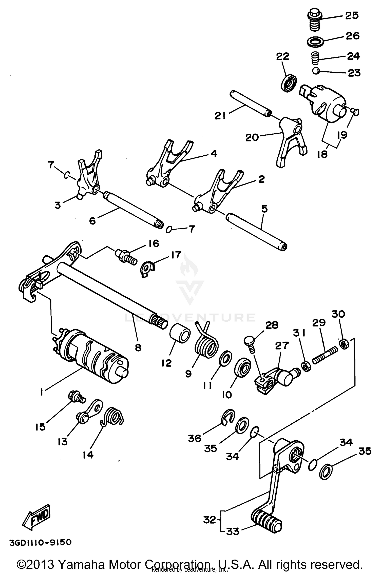 SHIFT CAM - SHIFT FORK