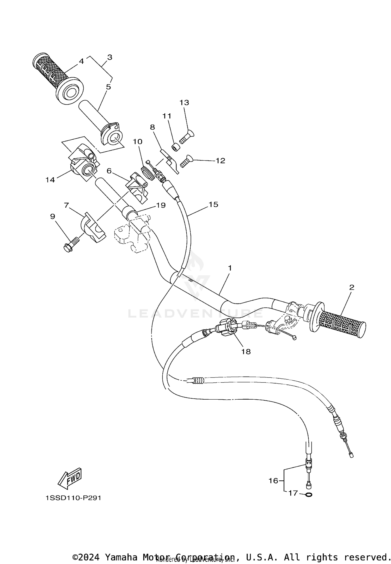 STEERING HANDLE & CABLE