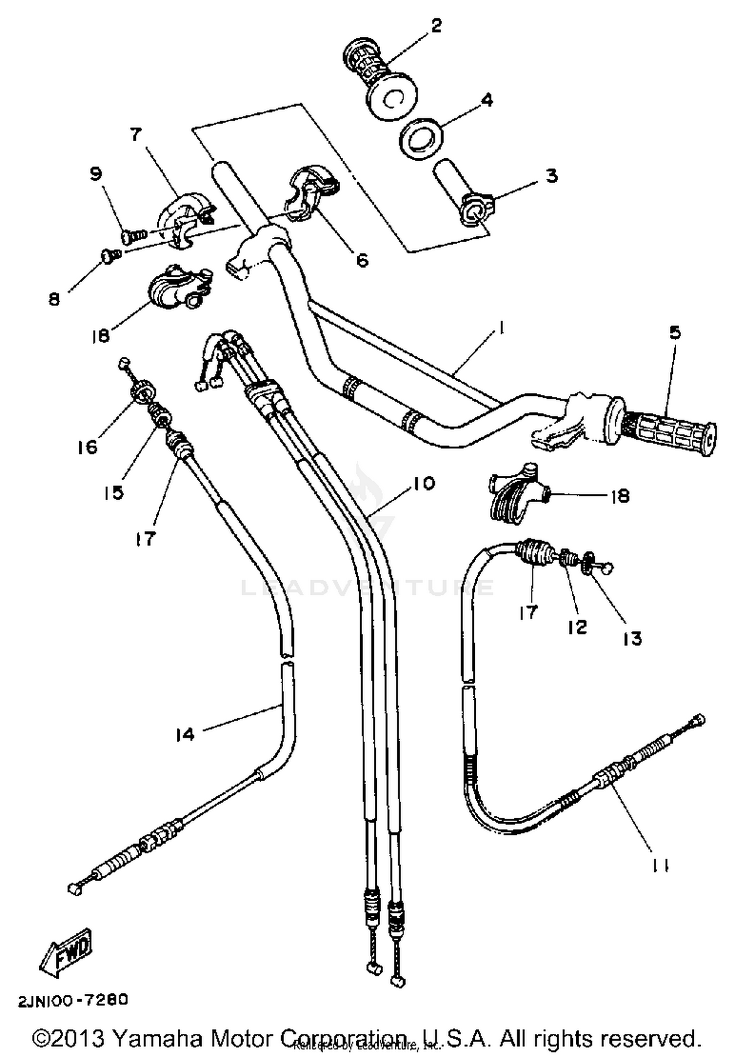 HANDLEBAR CABLE