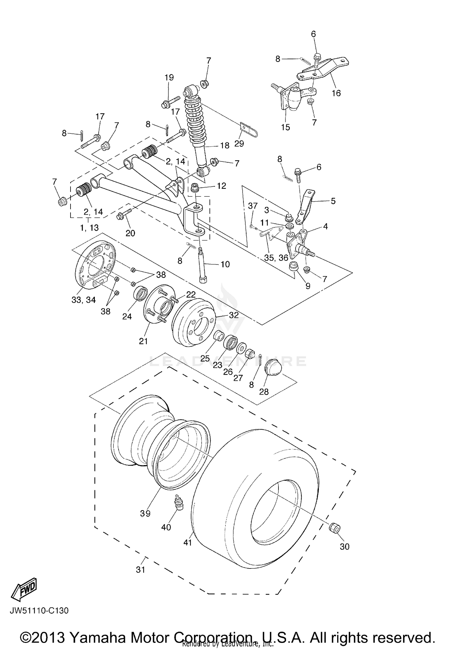 FRONT SUSPENSION WHEEL