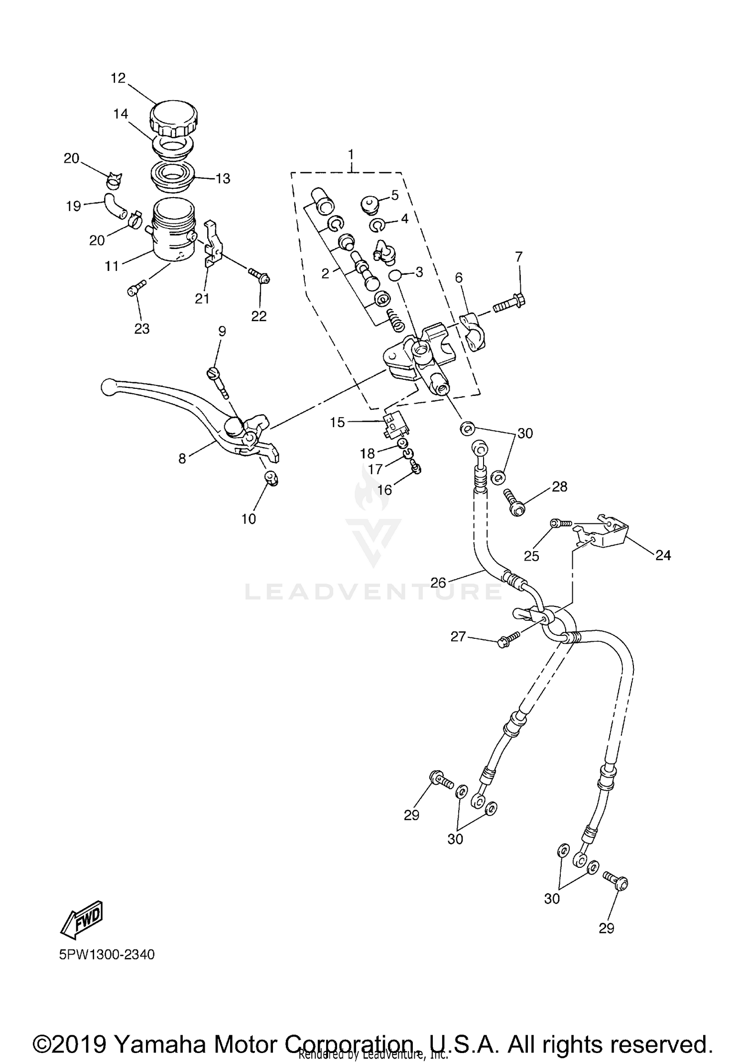 FRONT MASTER CYLINDER